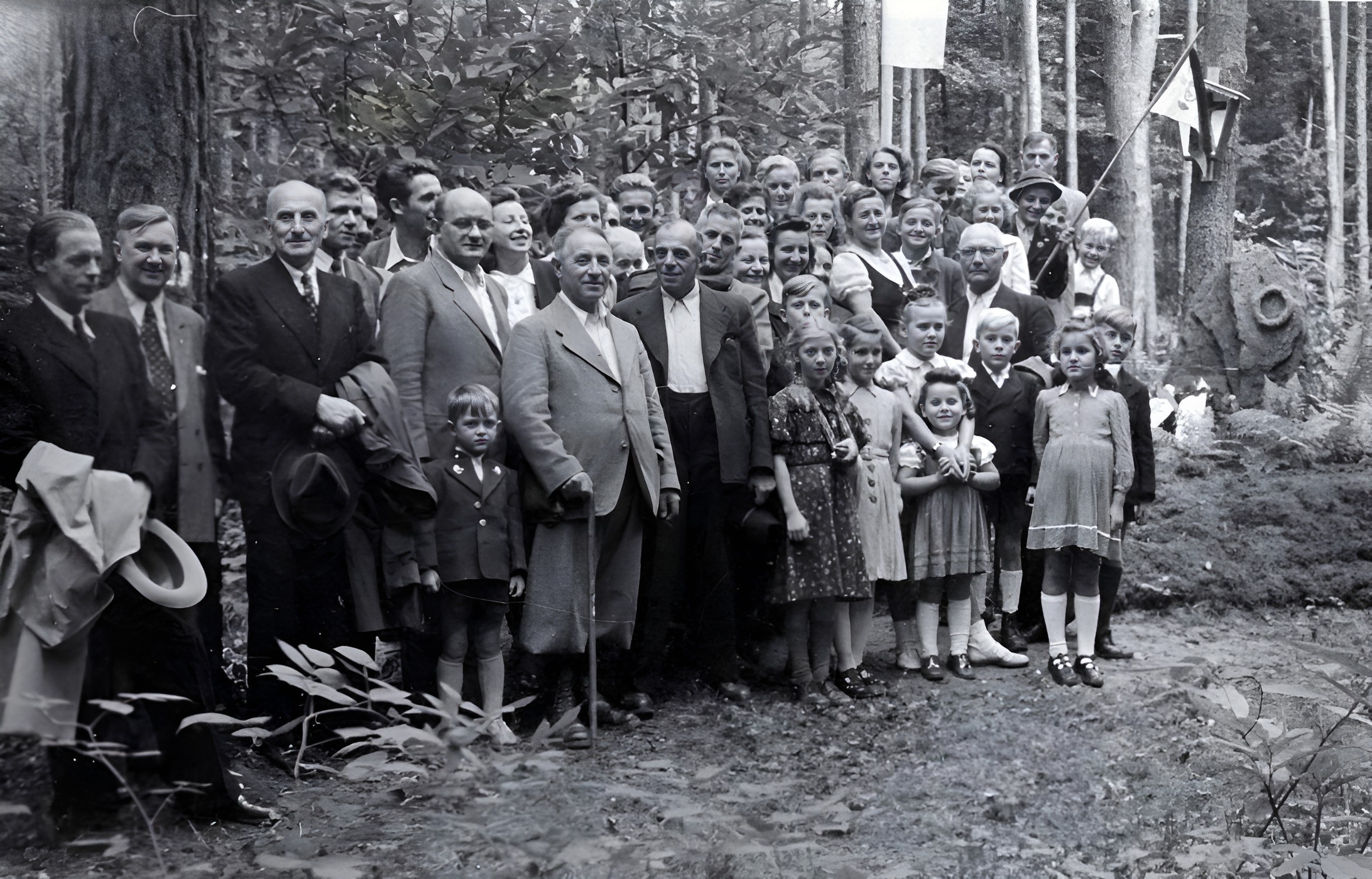 Einweihung des Denkmals am Ringwall 1950