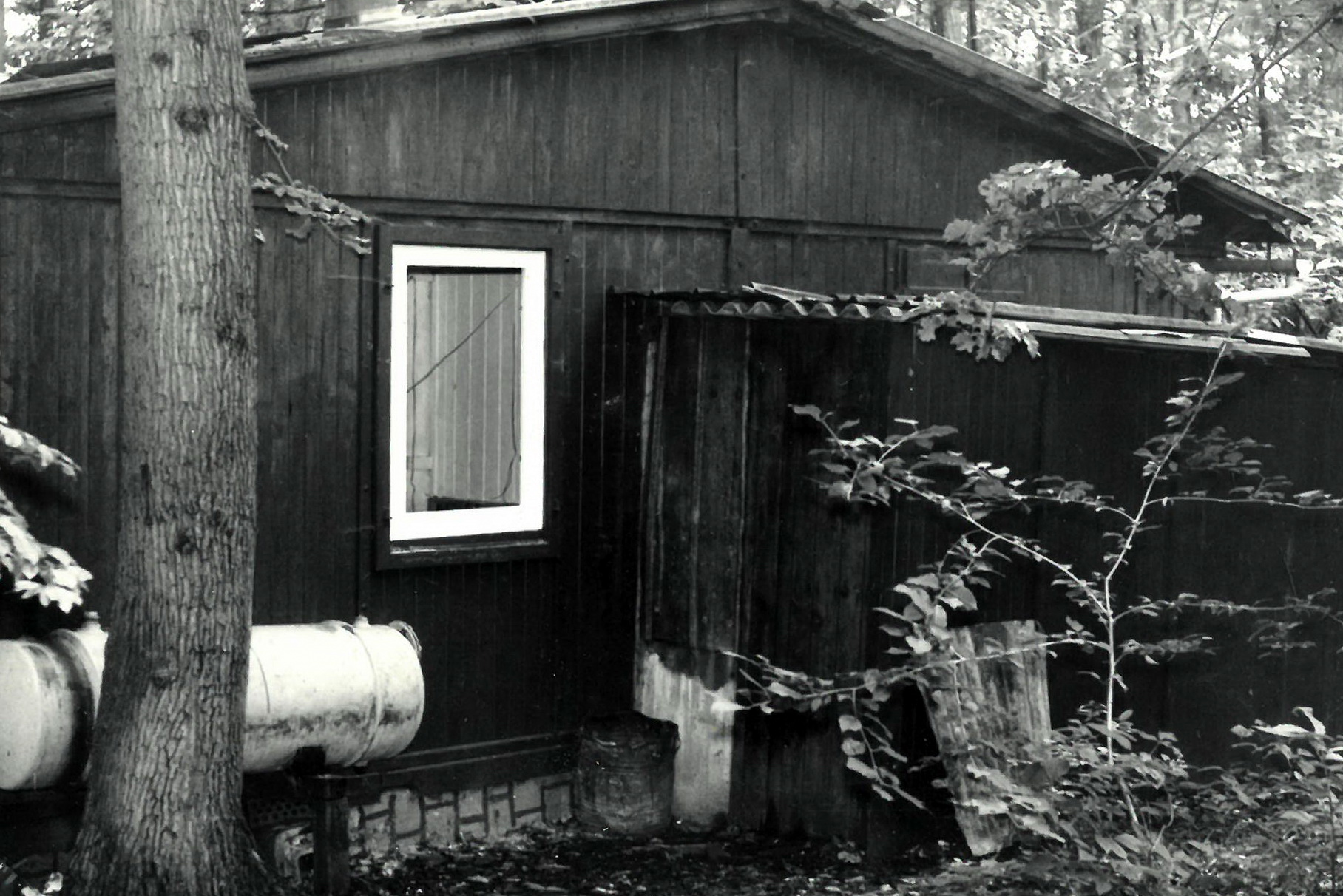 Die Rückseite des Wanderheims 1977