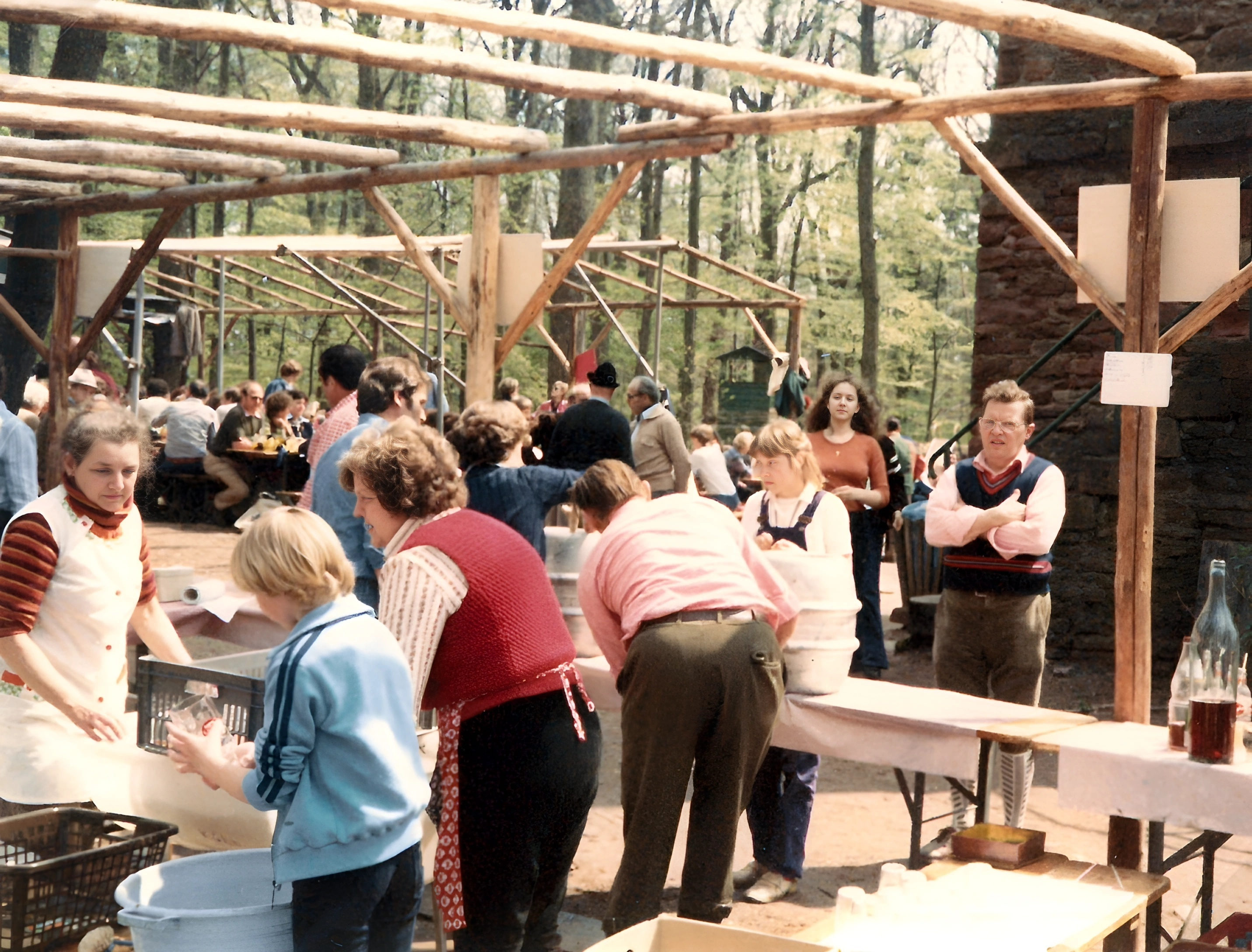 Festbetrieb am 1. Mai 1980