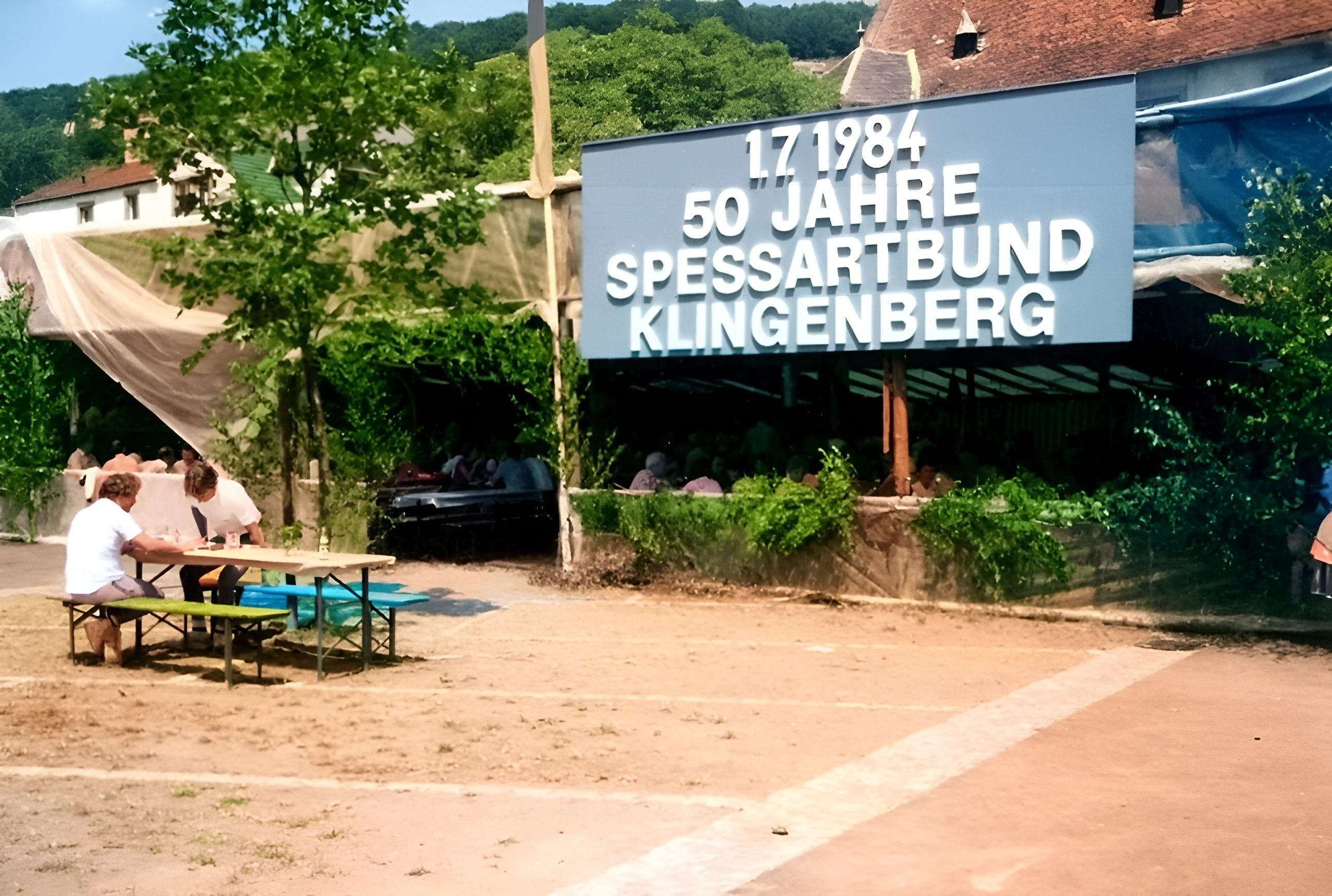 Jubiläumsfeier auf dem Winzerfestplatz 1984