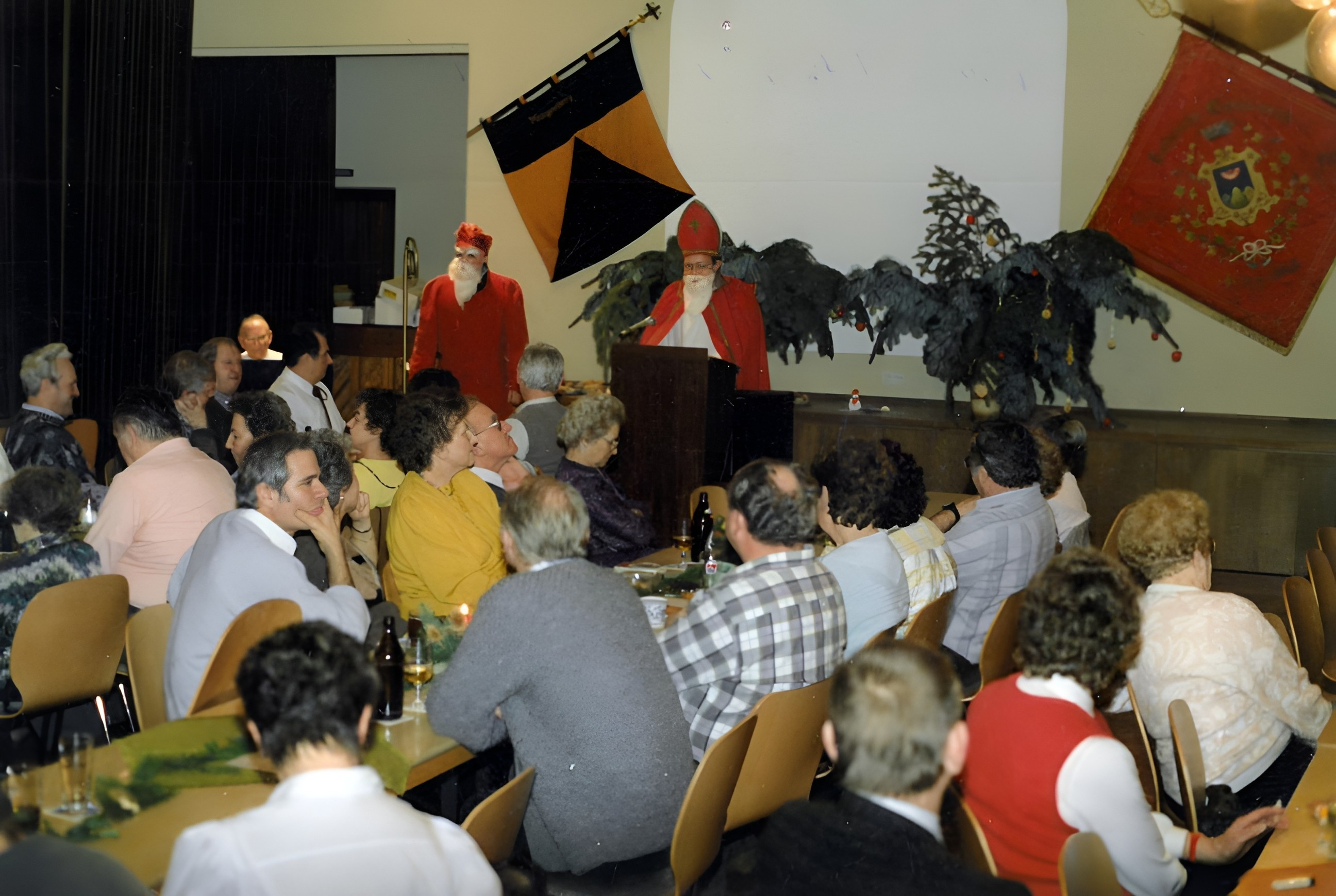 Weihnachtsfeier beim Spessartbund 1990