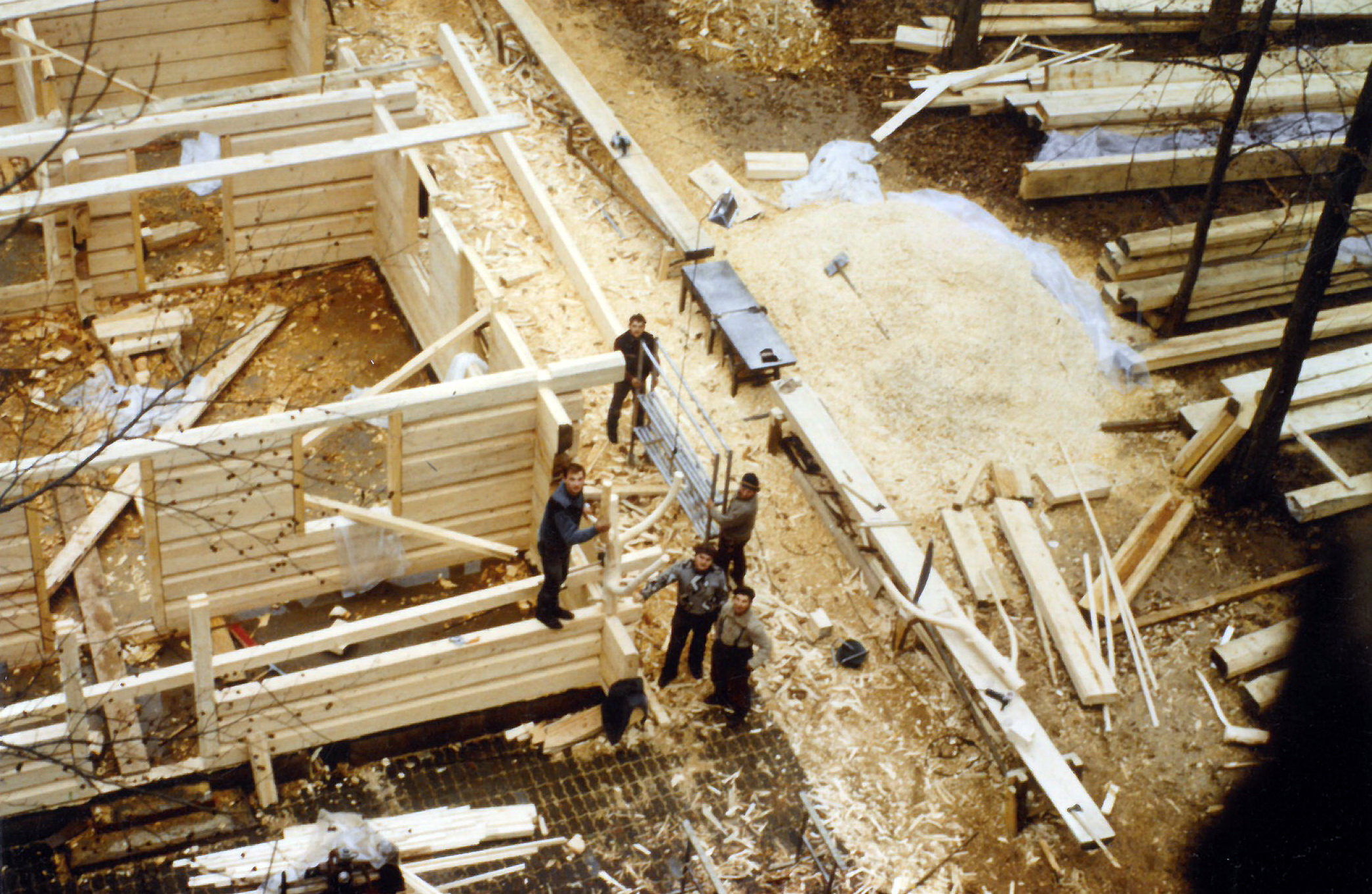 Das Gebäude nimmt Formen an