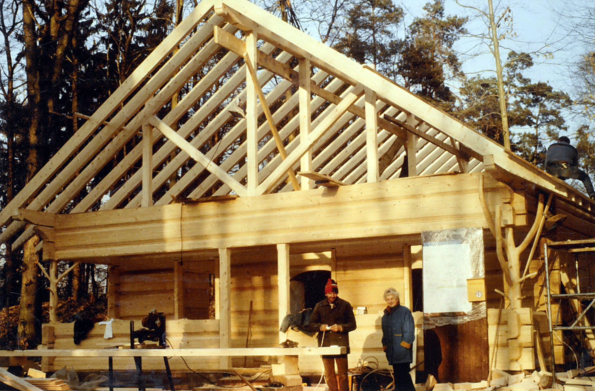 Das Dach nimmt Formen an