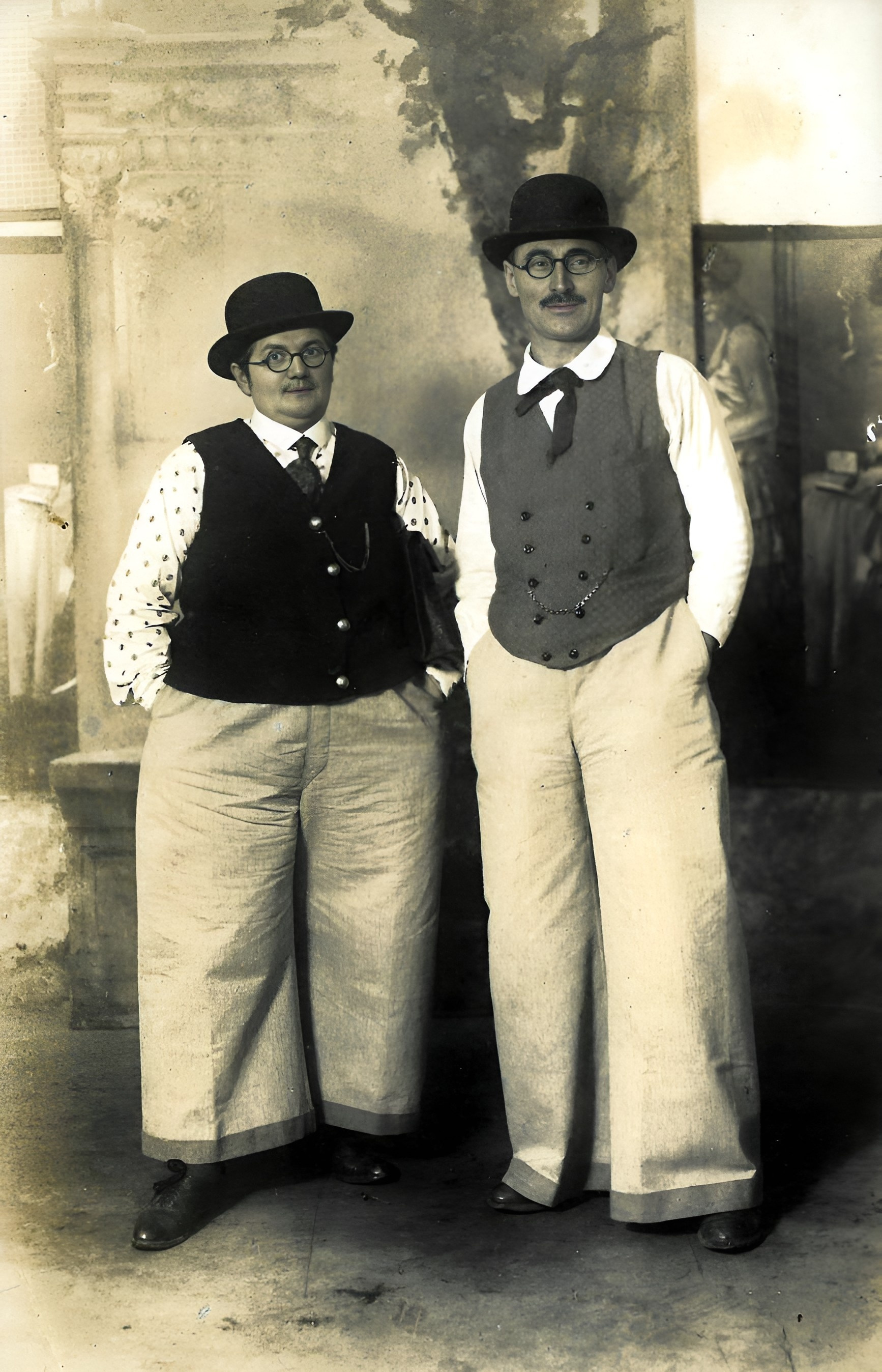 Fastnachter beim Turnerball 1928