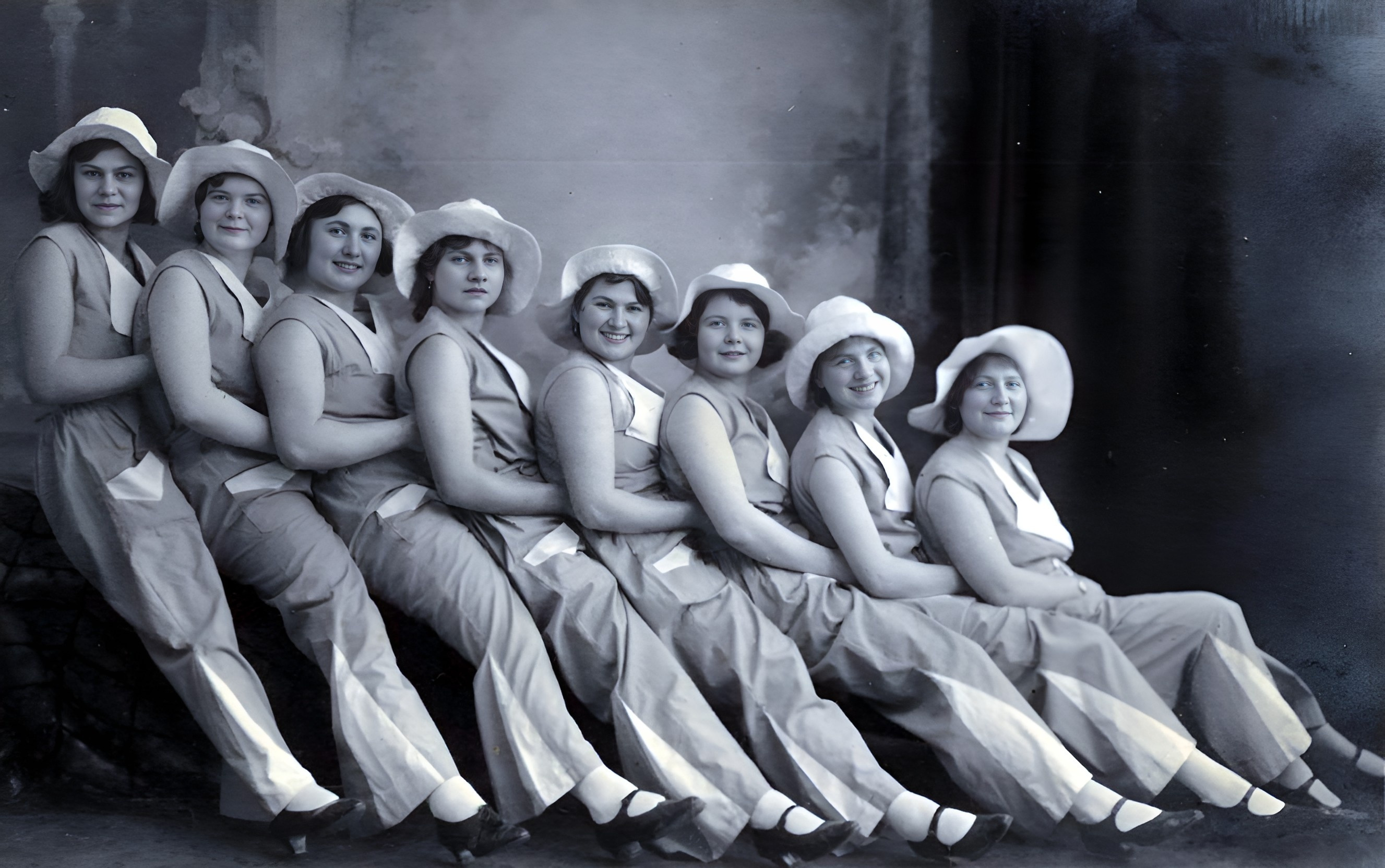 Damenriege beim Turnerball 1929