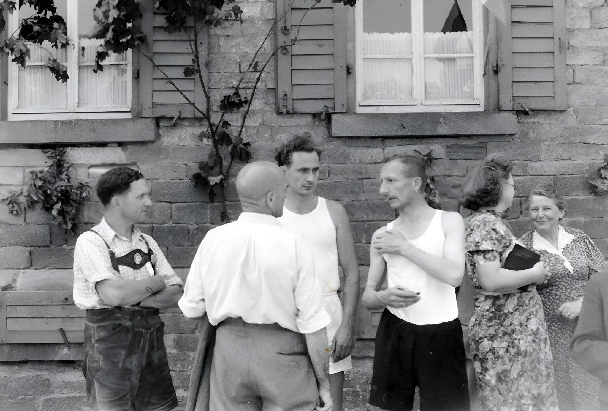 Mitglieder des Turnvereins um 1940