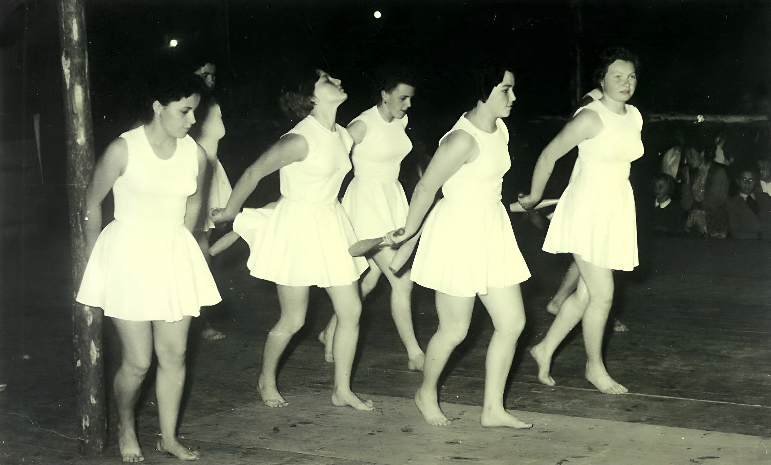 Abschlussabend beim Gauturnfest auf der Clingenburg 1948