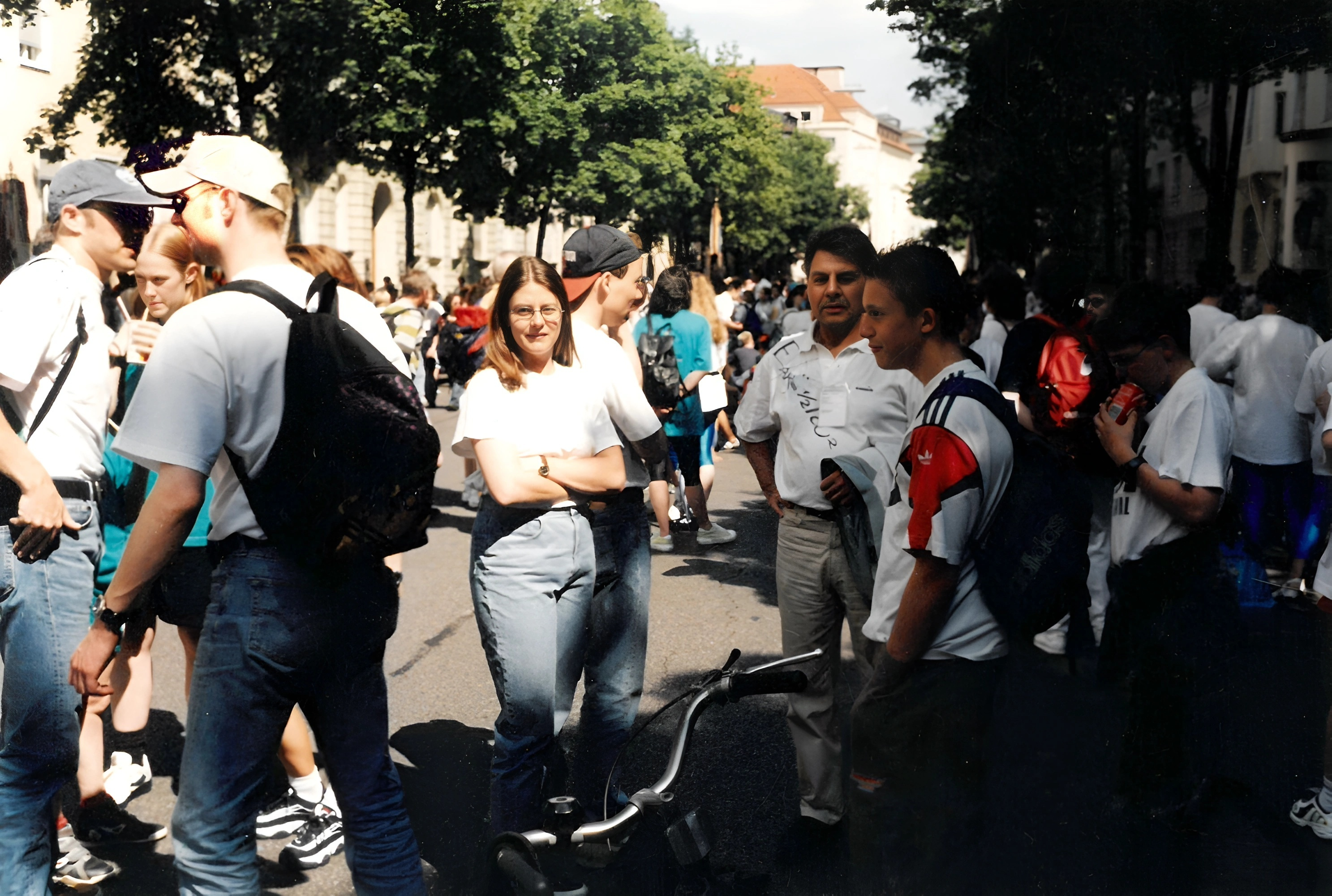 Beim Deutschen Turnfest in München im Juni 1998