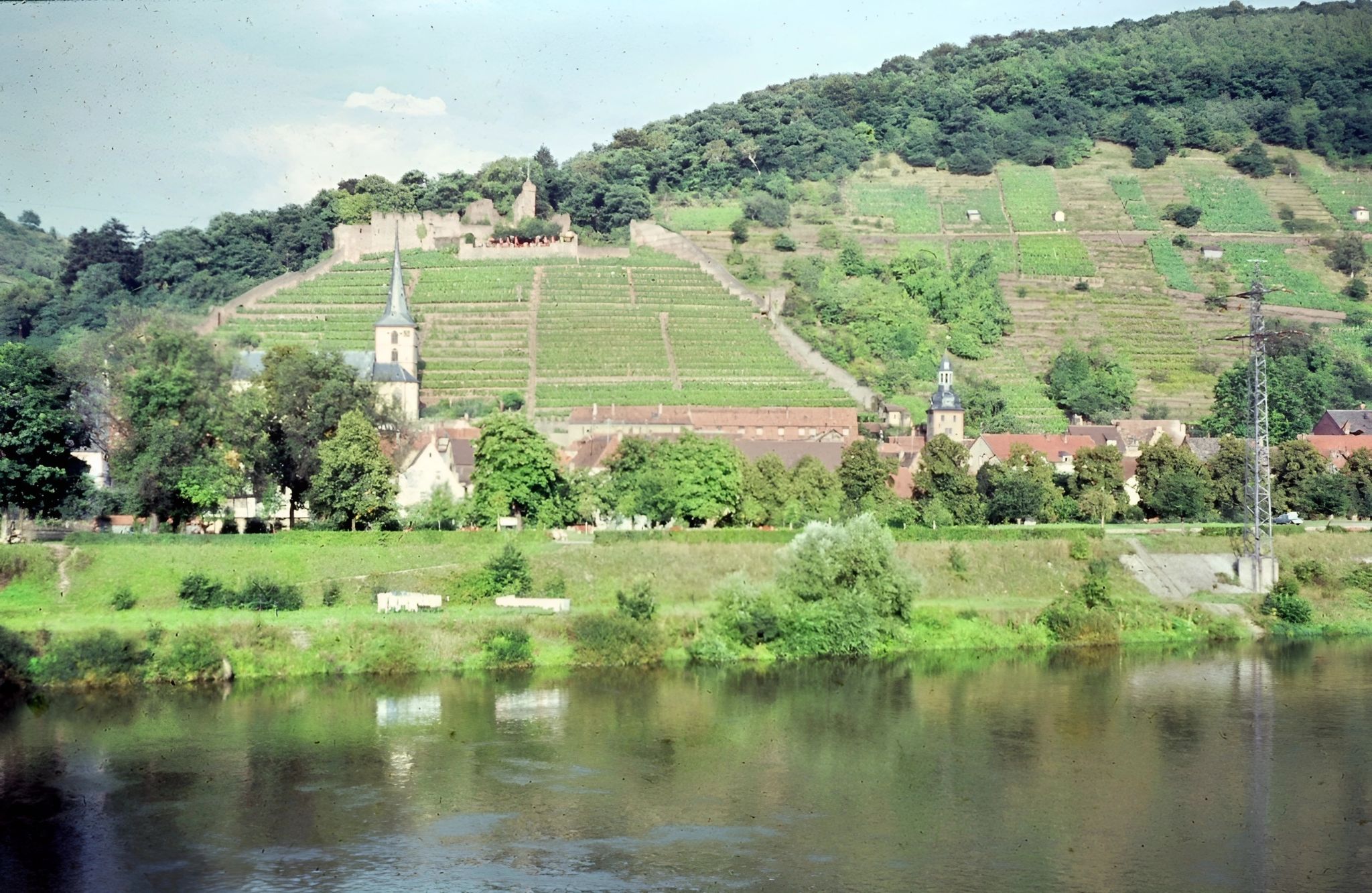 1968 Blick auf Clingenburg