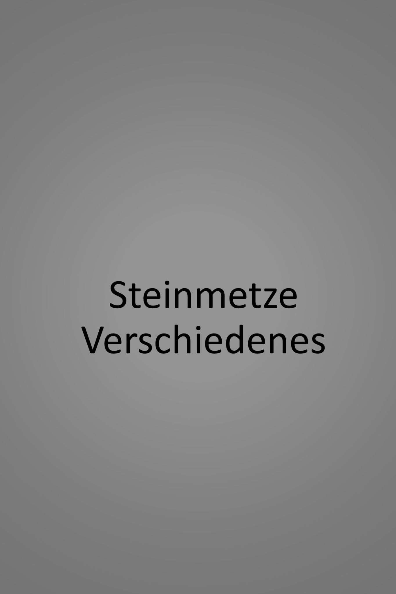VS 1800 Verschiedene Steinhauer