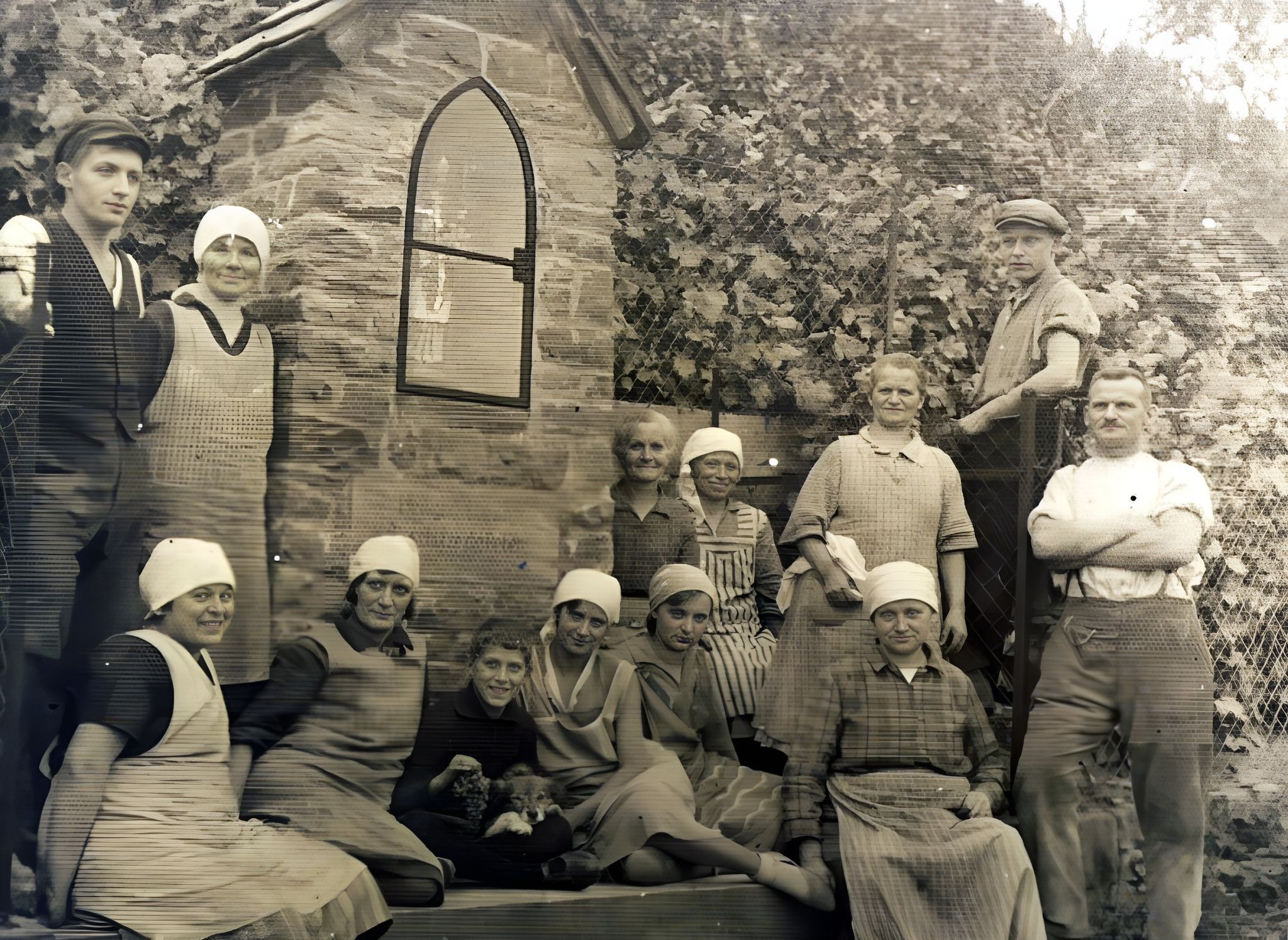 Traubenlese bei Familie Konrad Arnheiter 1928