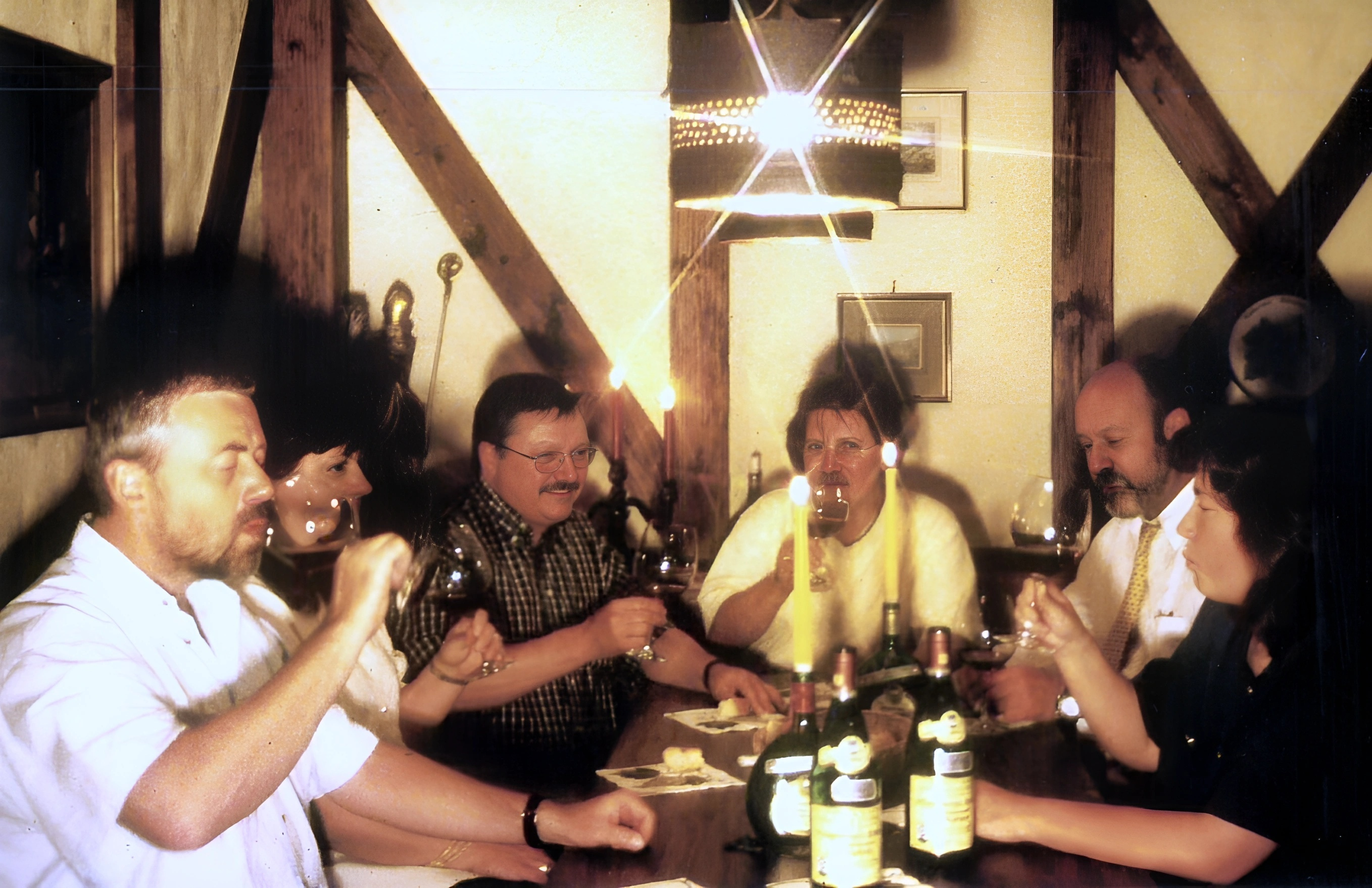 In der Weinprobierstube des Weinguts 2002