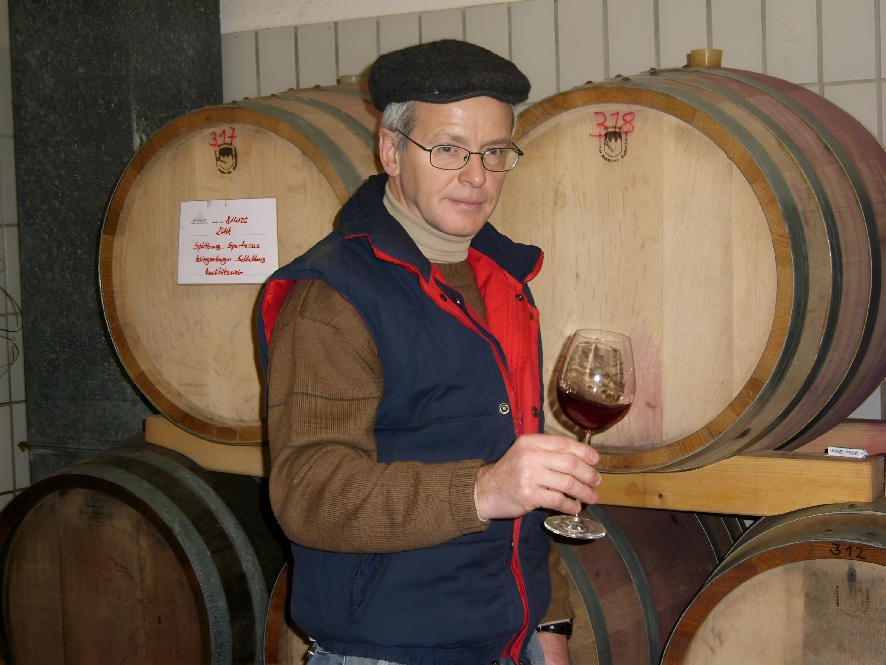 Kellermeister Helmut Stark-Nothhelfer