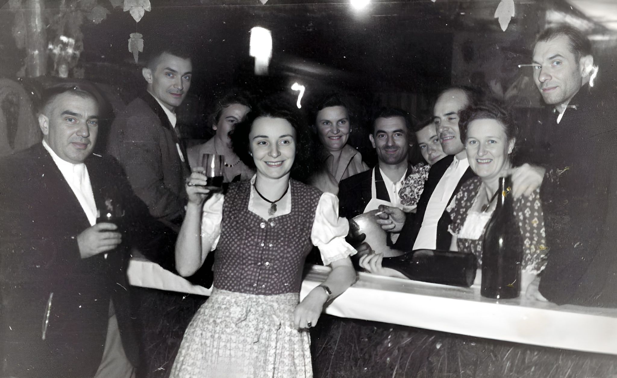 Beim ersten Winzerfest 1950