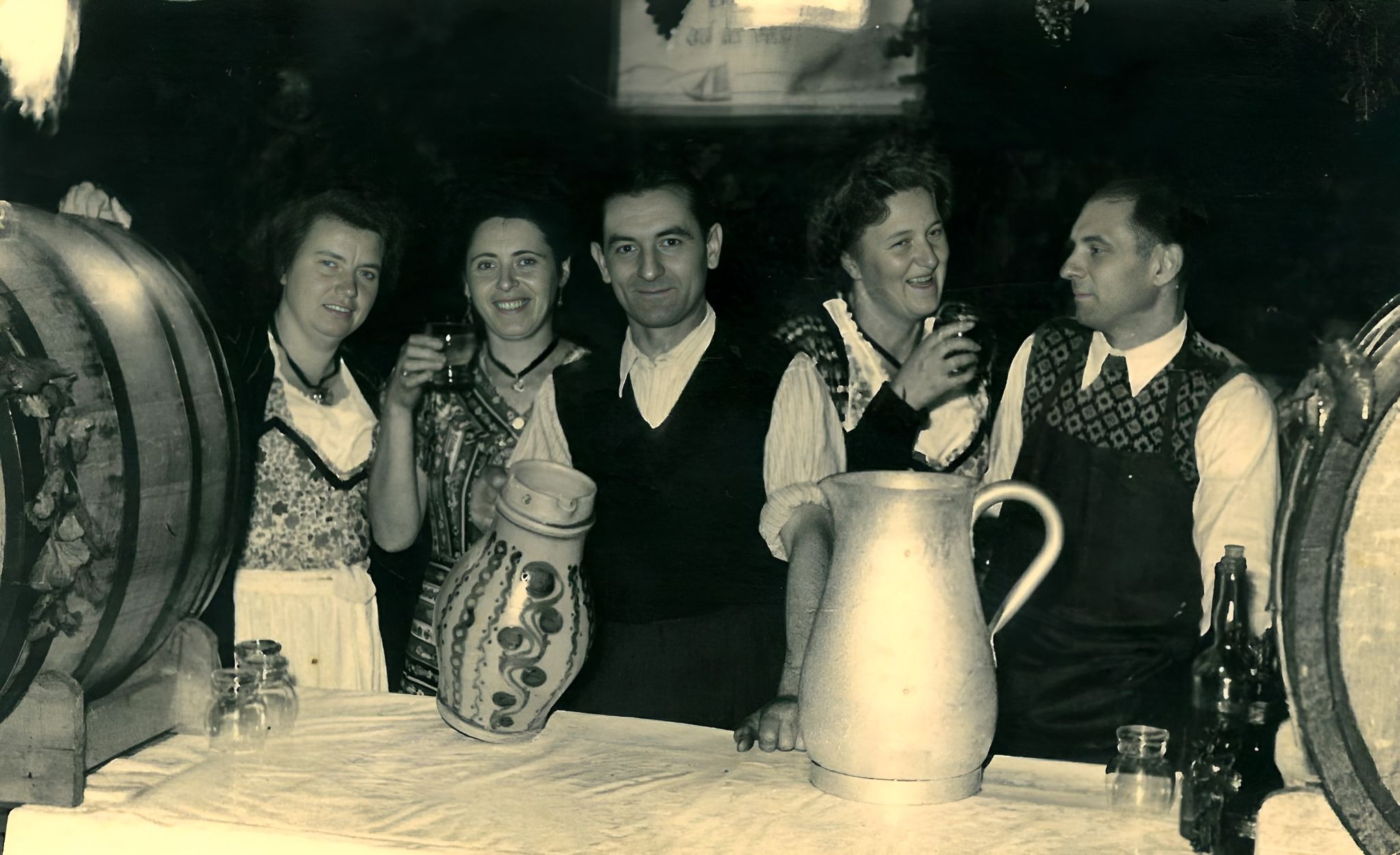 Beim ersten Winzerfest 1950