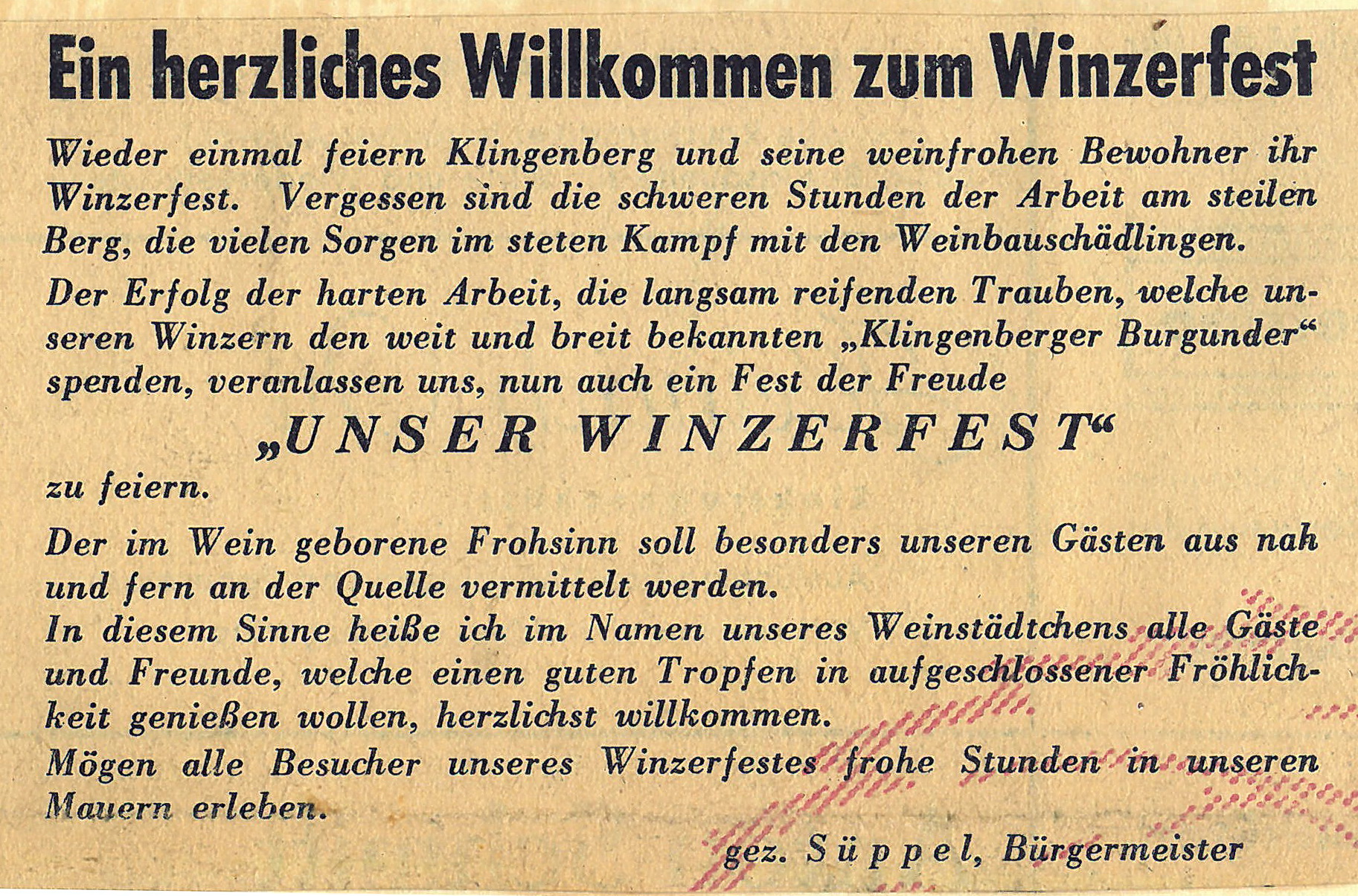 Winzerfest 1951