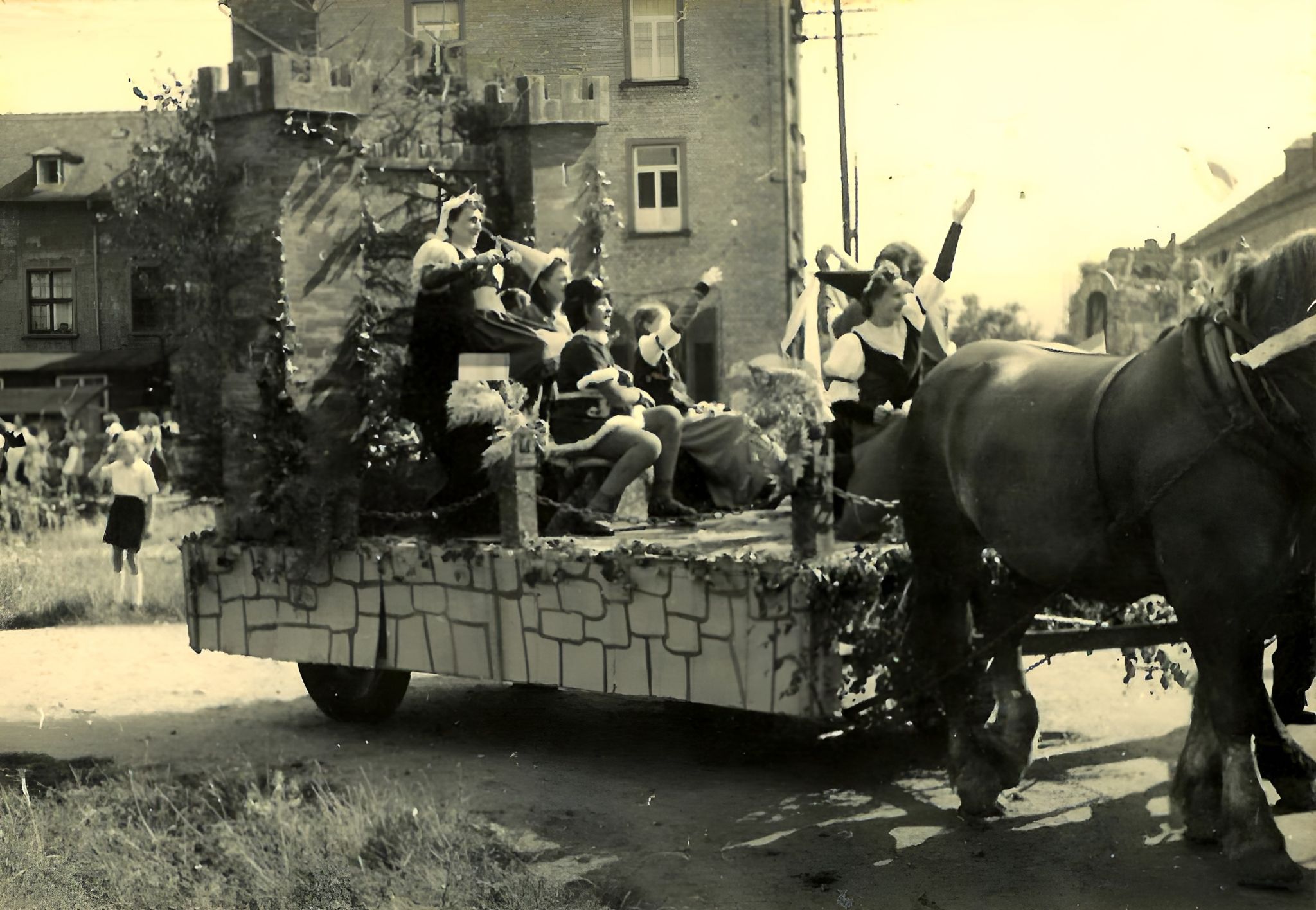 Festzug zum Klingenberger Winzerfest 1951