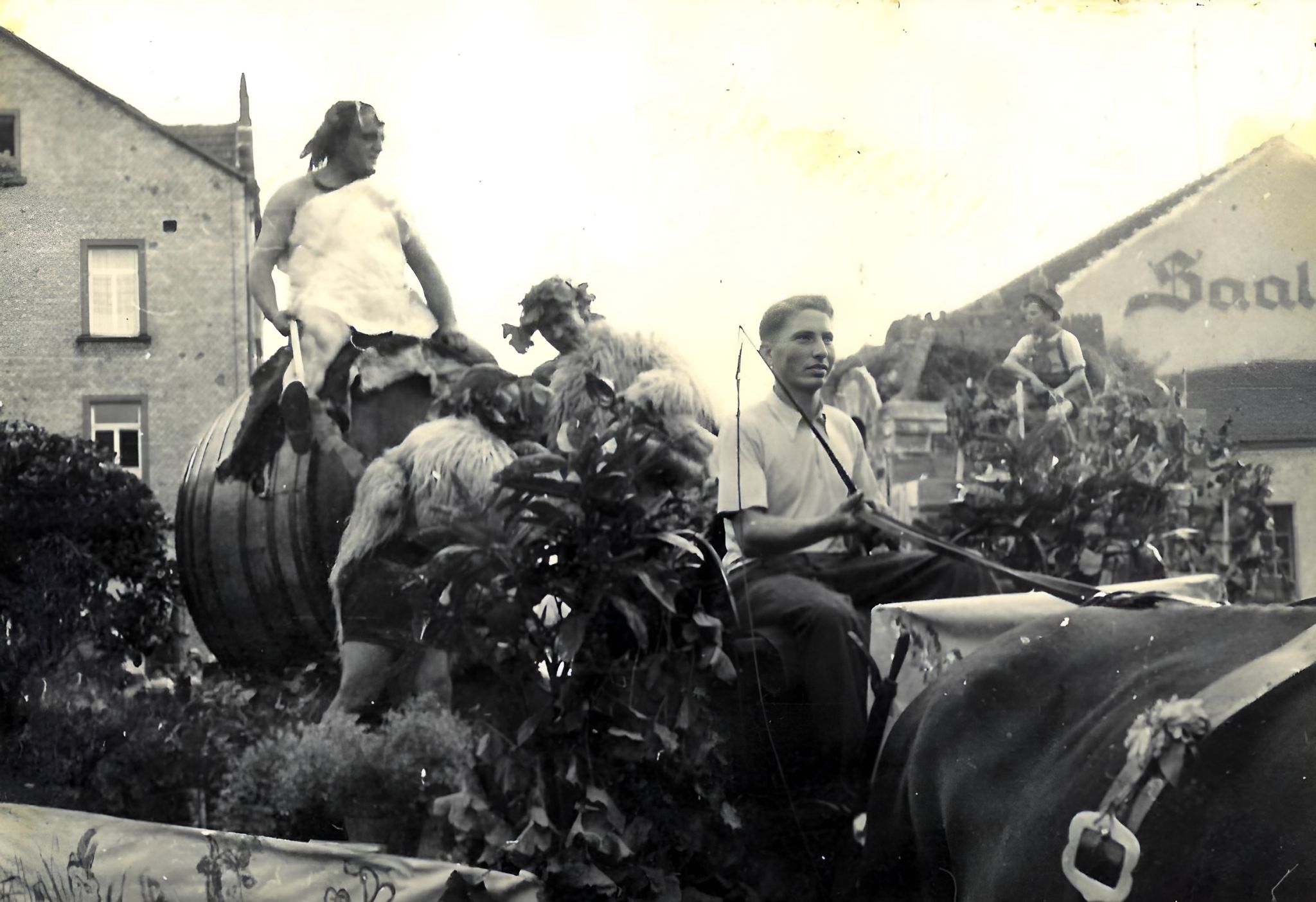 Festzug zum Klingenberger Winzerfest 1951