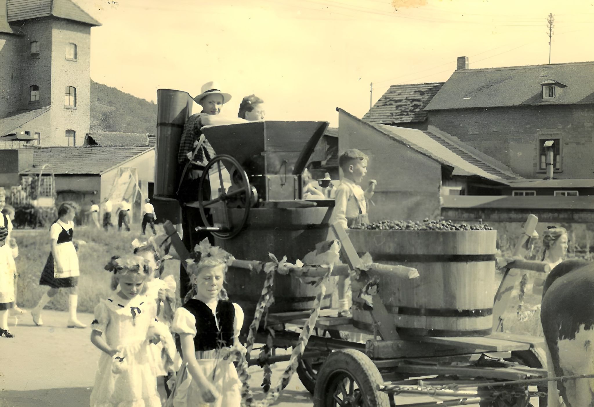 Festzug zum Klingenberger Winzerfest 1951