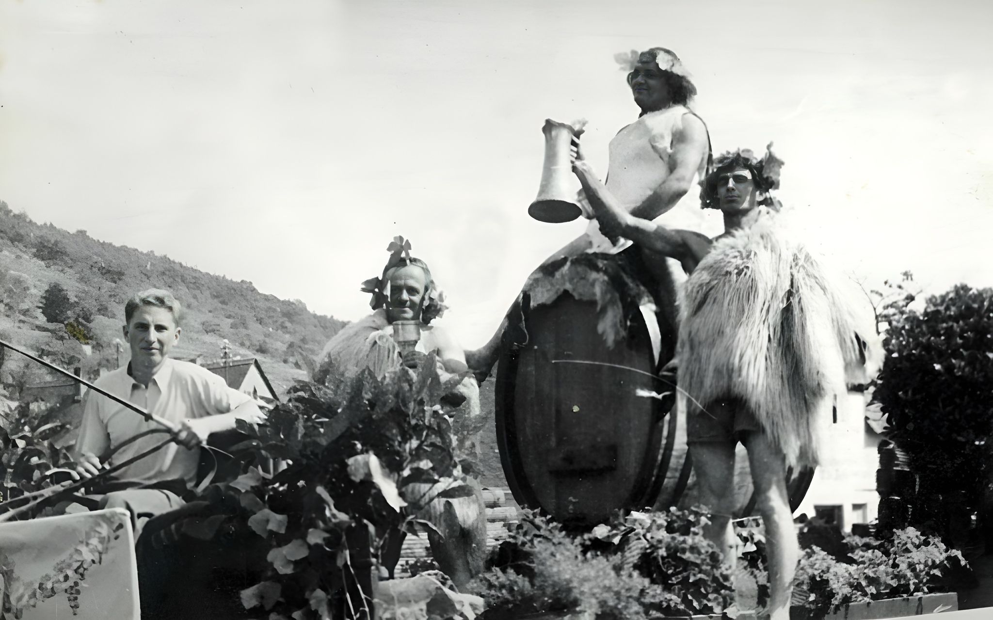 Festzug zum Klingenberger Winzerfest 1951