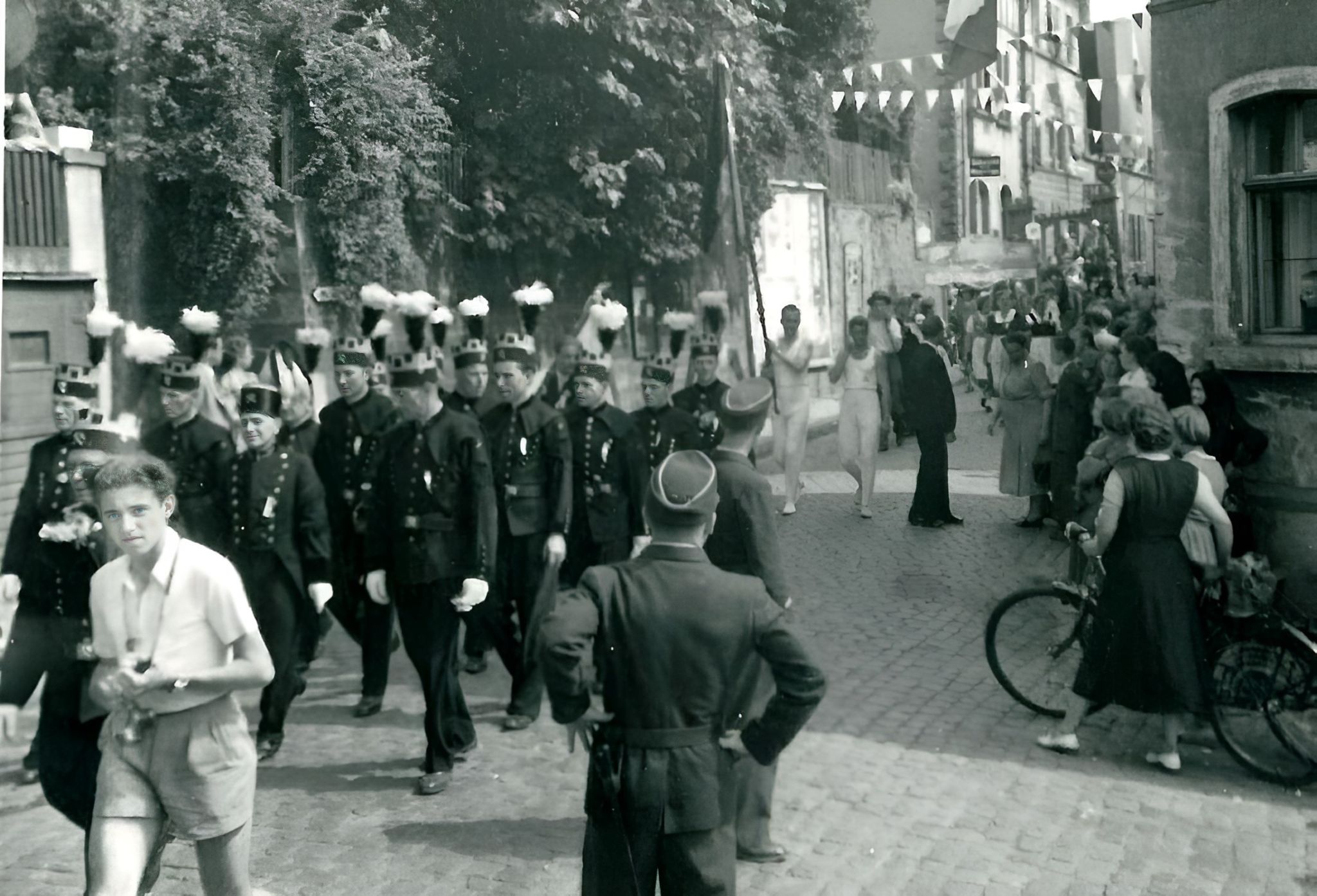 Festzug zum Klingenberger Winzerfest 1951