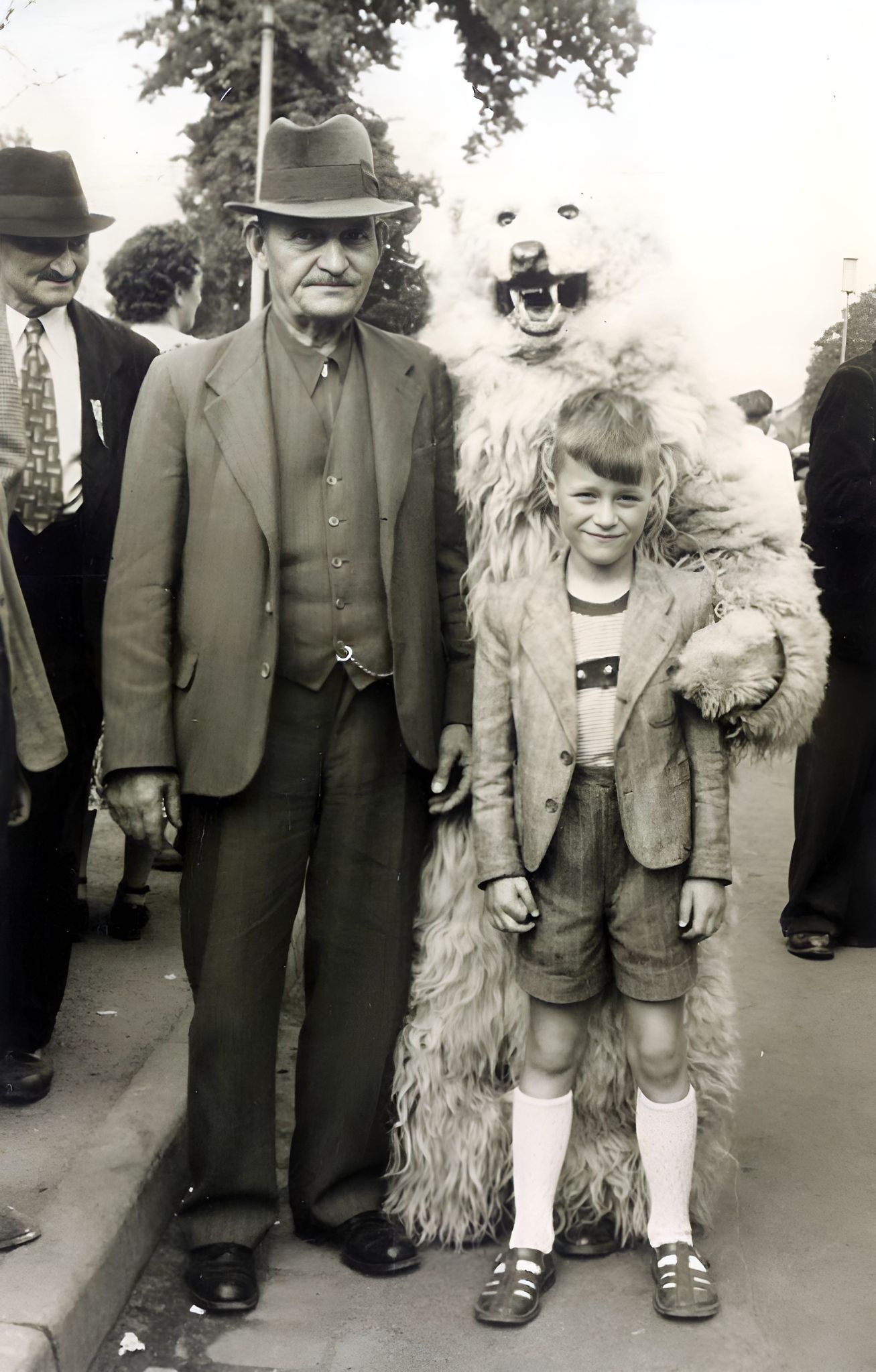 Heinrich Leibmann und sein Enkel Herbert