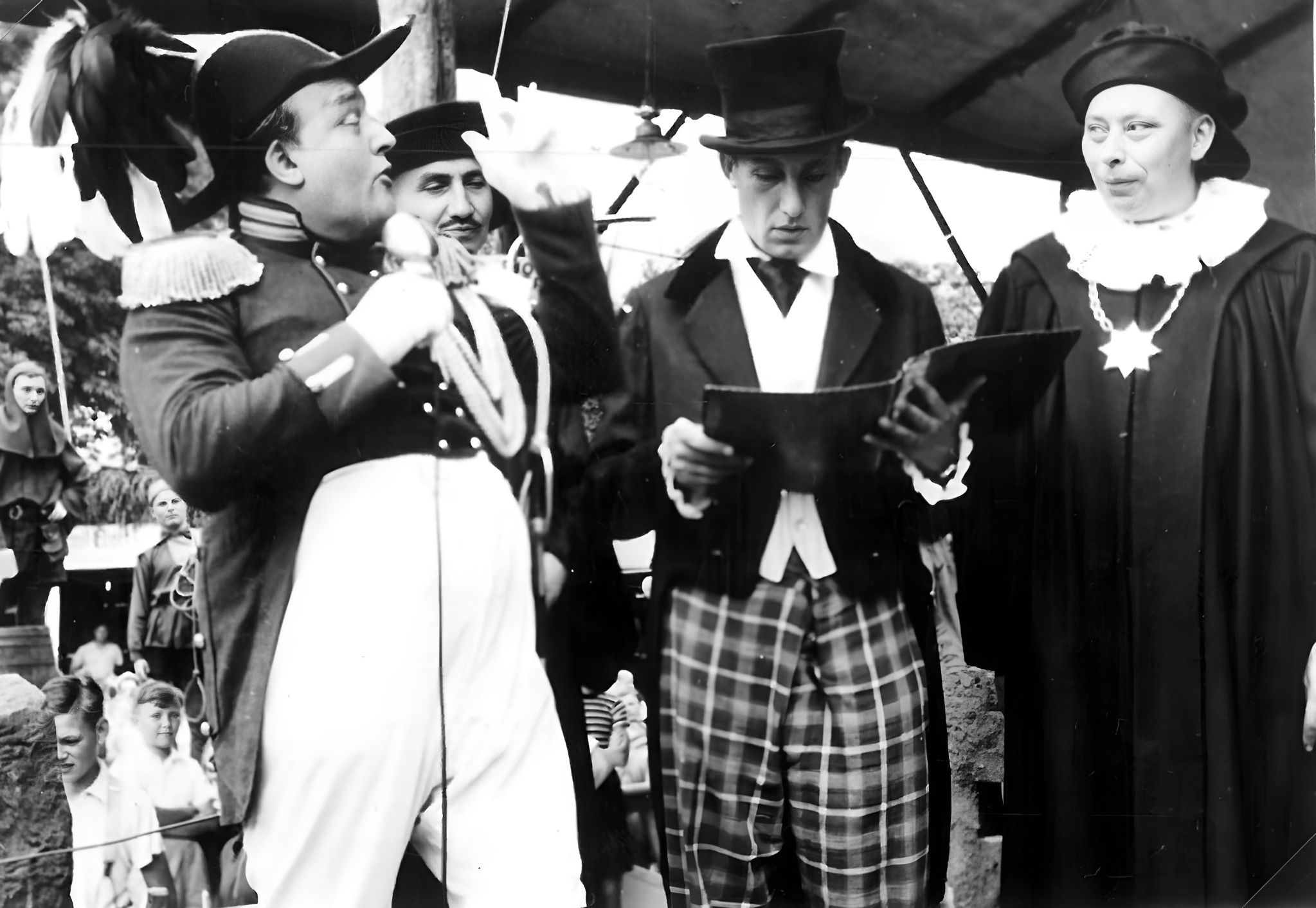 Winzerfest 1953 - Zwischenspiel die "Weinverteidigungsgenossenschaft"