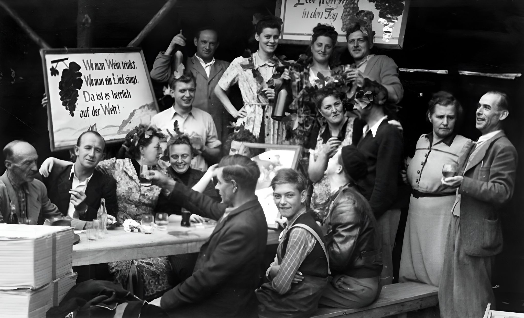 Beim Winzerfest 1954