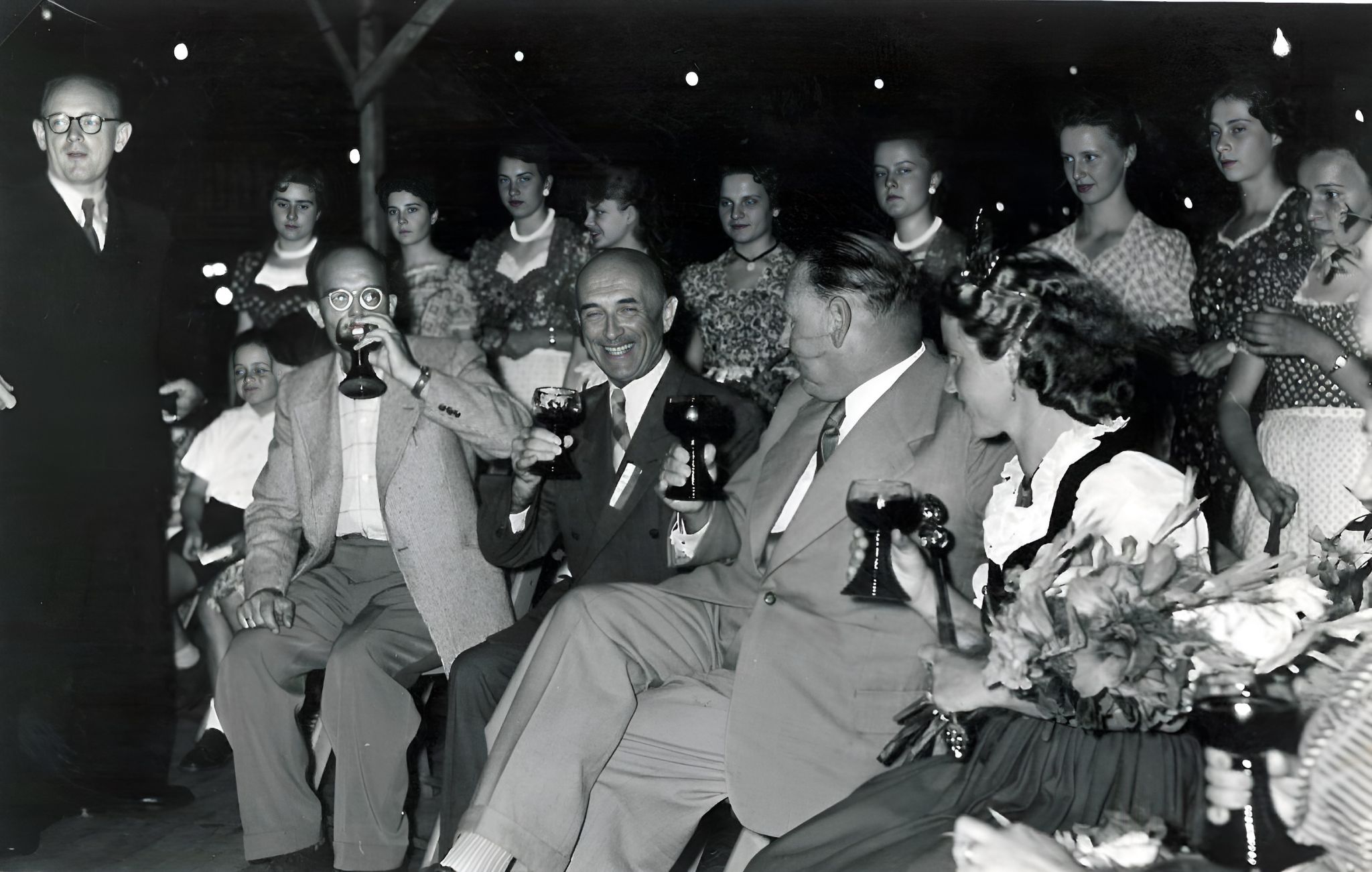 Beim Winzerfest 1955