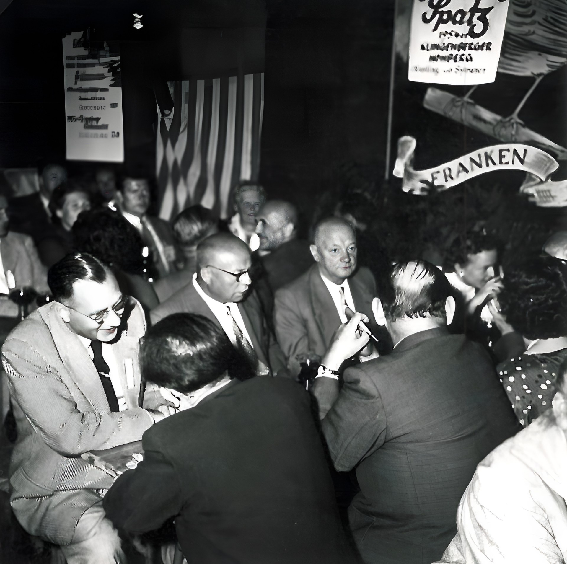 Beim Winzerfest 1957