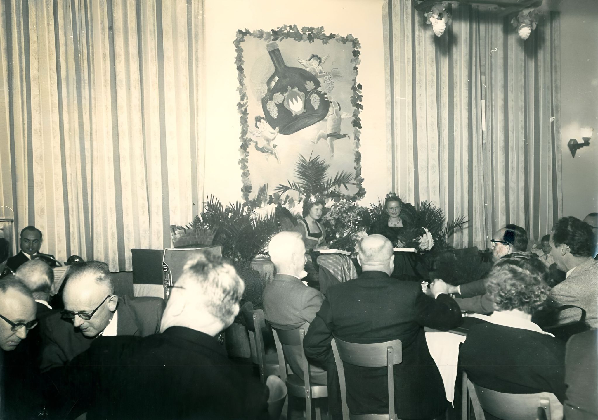 Winzerfest und Weinhoheiten 1958