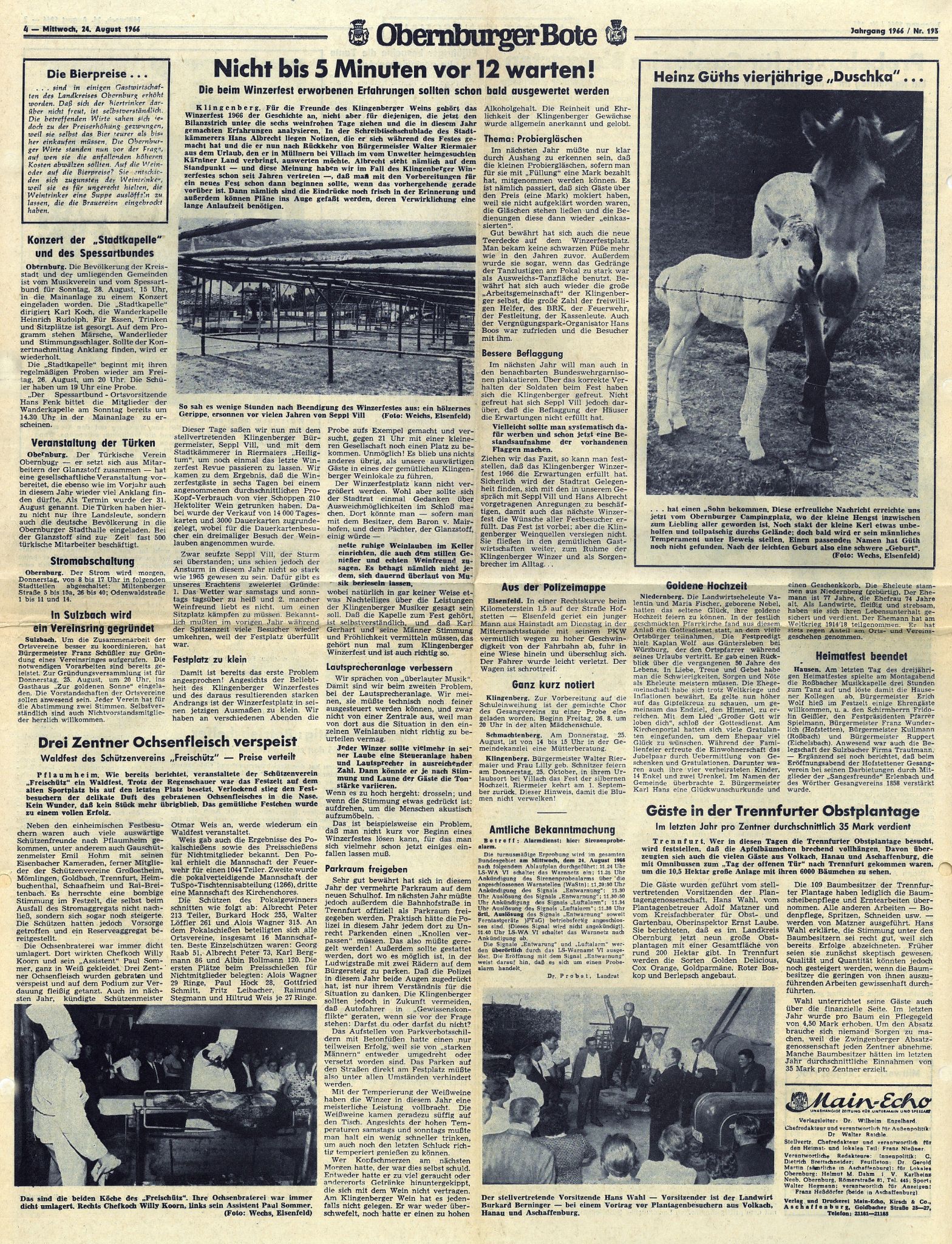 Winzerfest 1966