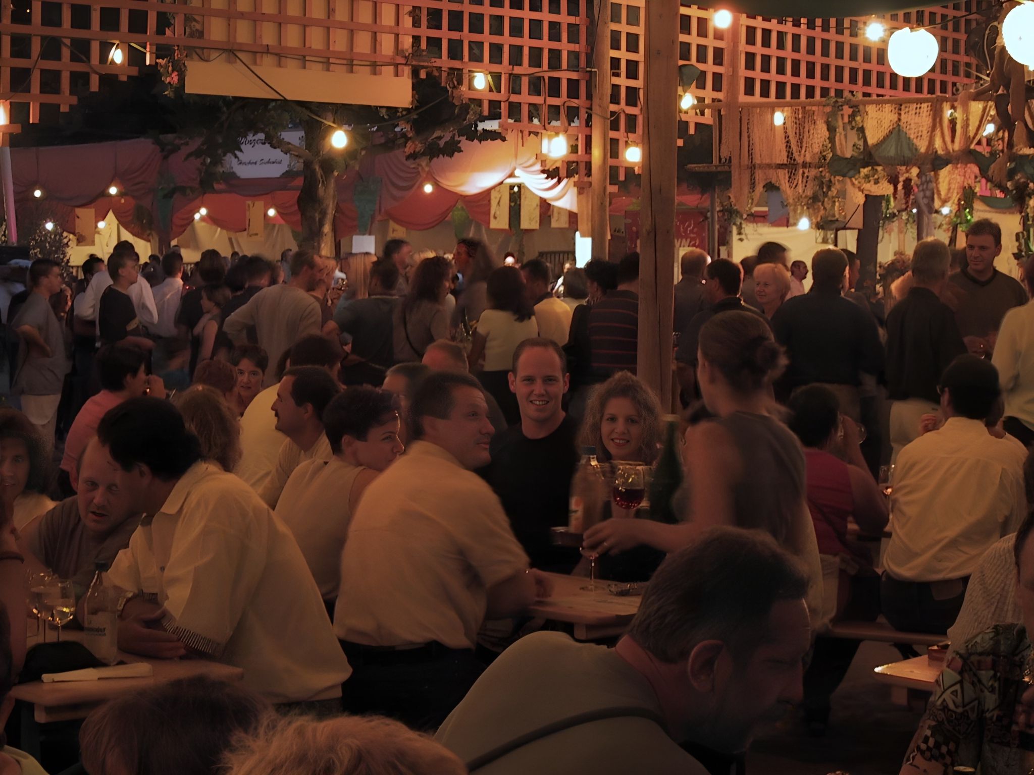 Auf dem Winzerfest 2000