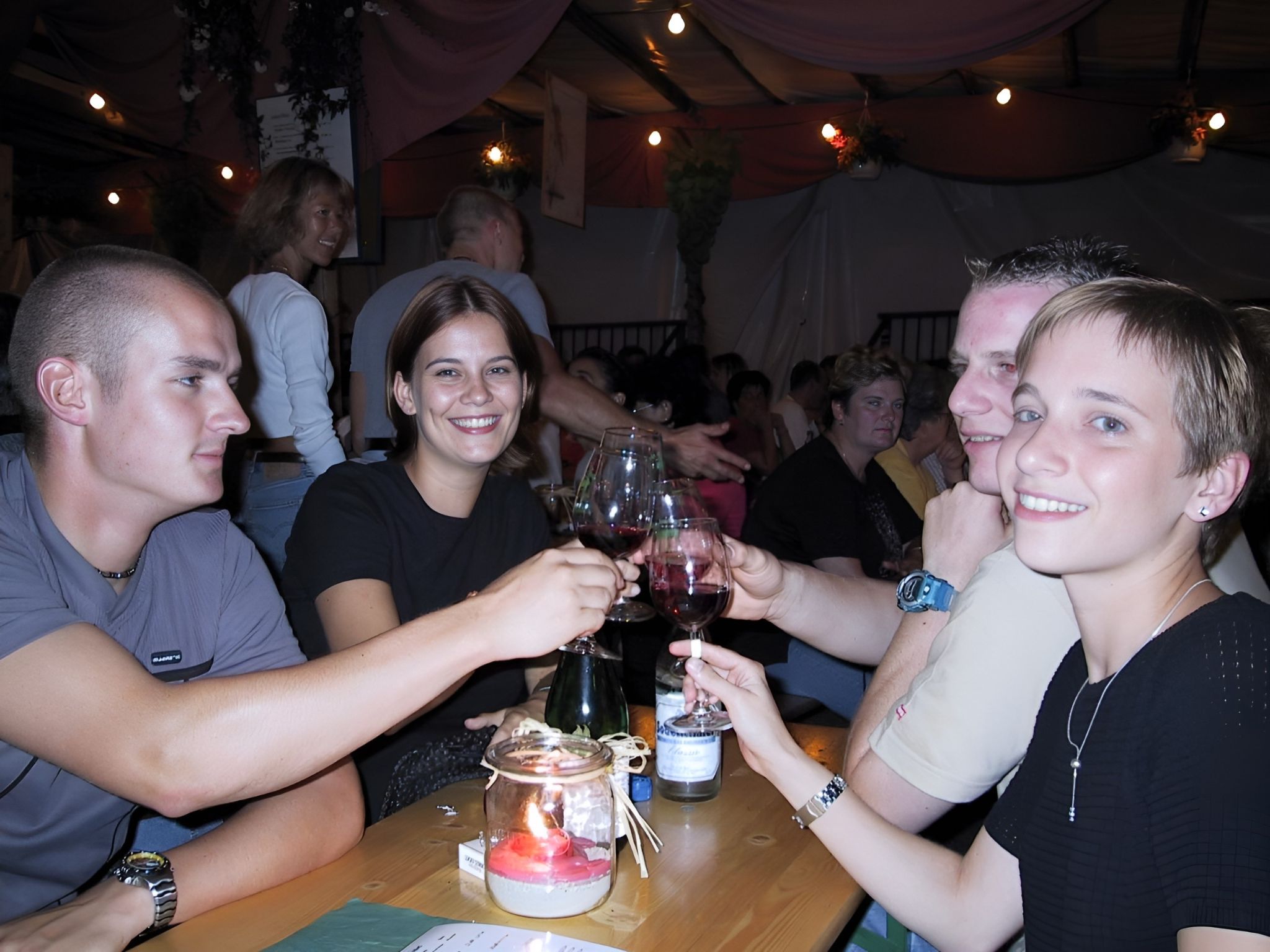 Winzerfeststimmung im Jahr 2000