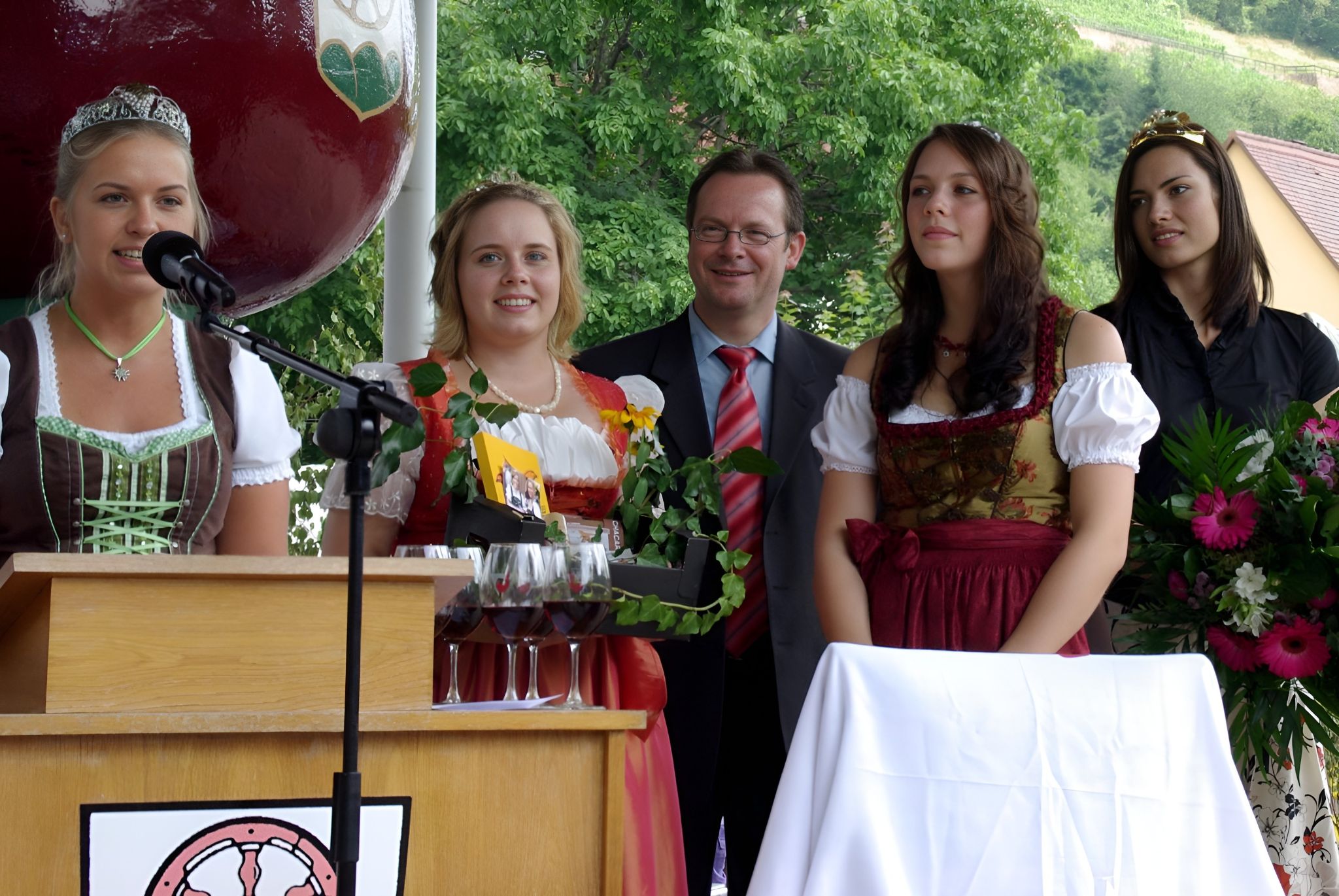 Winzerfesteröffnung und Krönung der Weinprinzessin Kathrin Ühlein