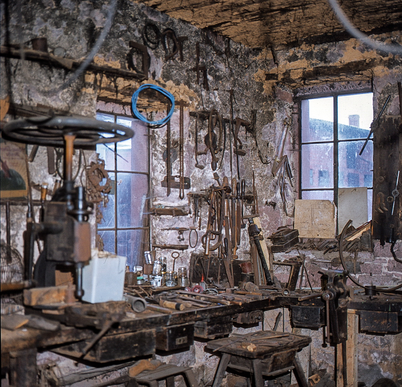 Die Röllfelder Dorfschmiede Ende der 1970er Jahre