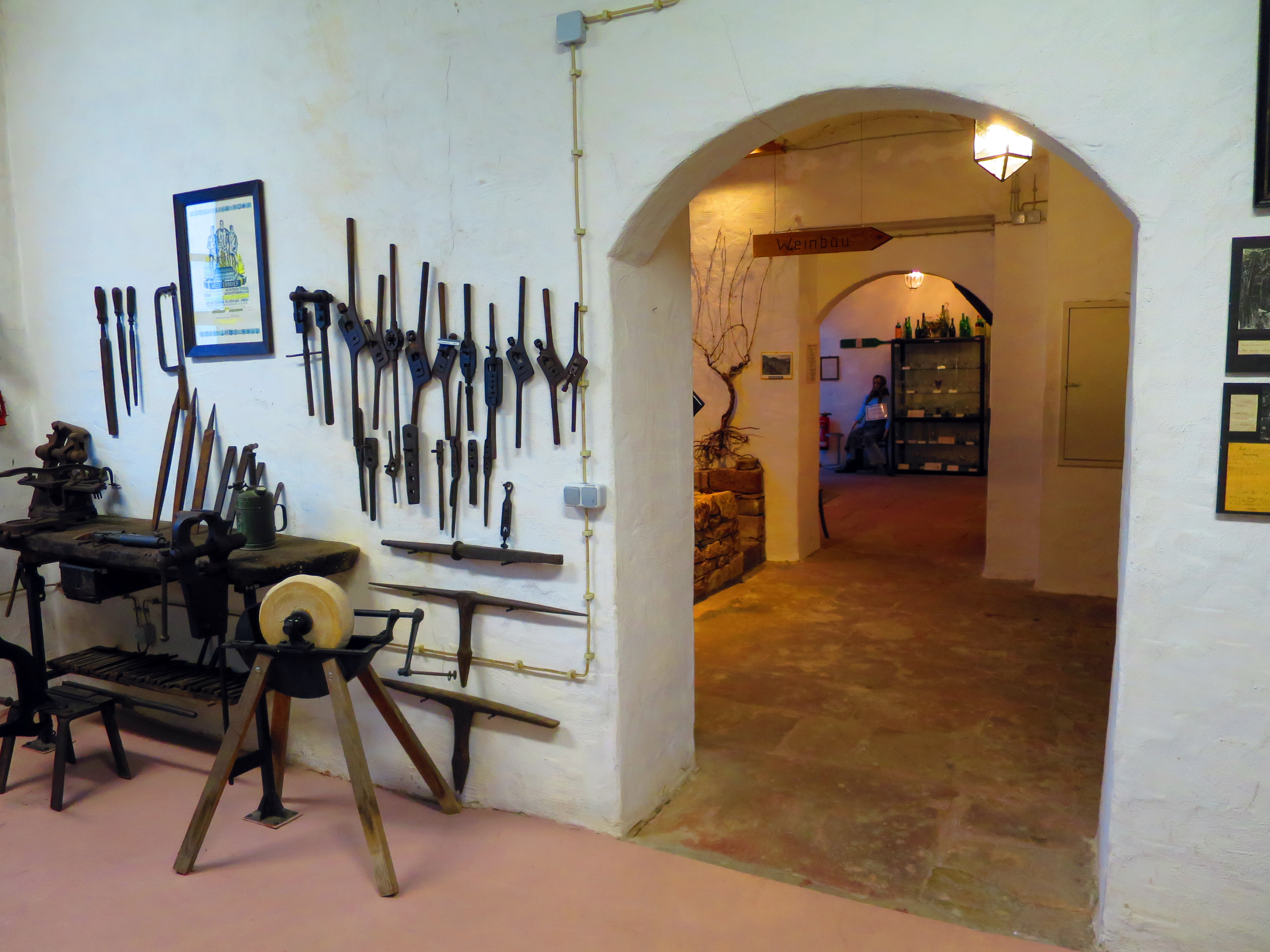 Die alte Dorfschmiede in Röllfeld im Weinbau- und Heimatmuseum