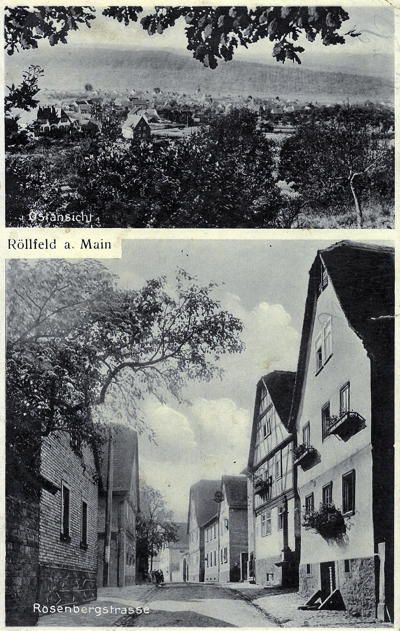Die Rosenbergstraße 1934