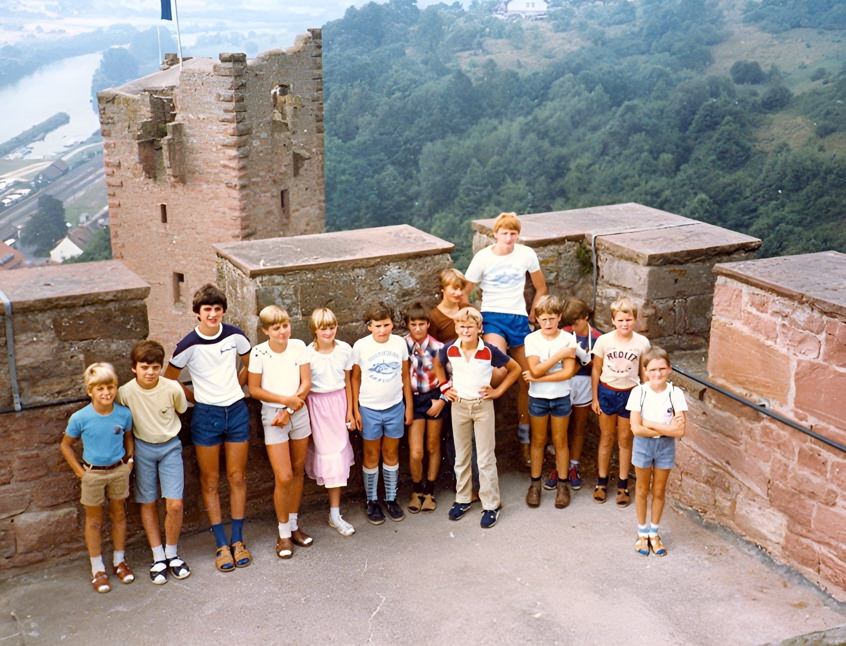 Ministrantenausflug nach Wertheim 1983