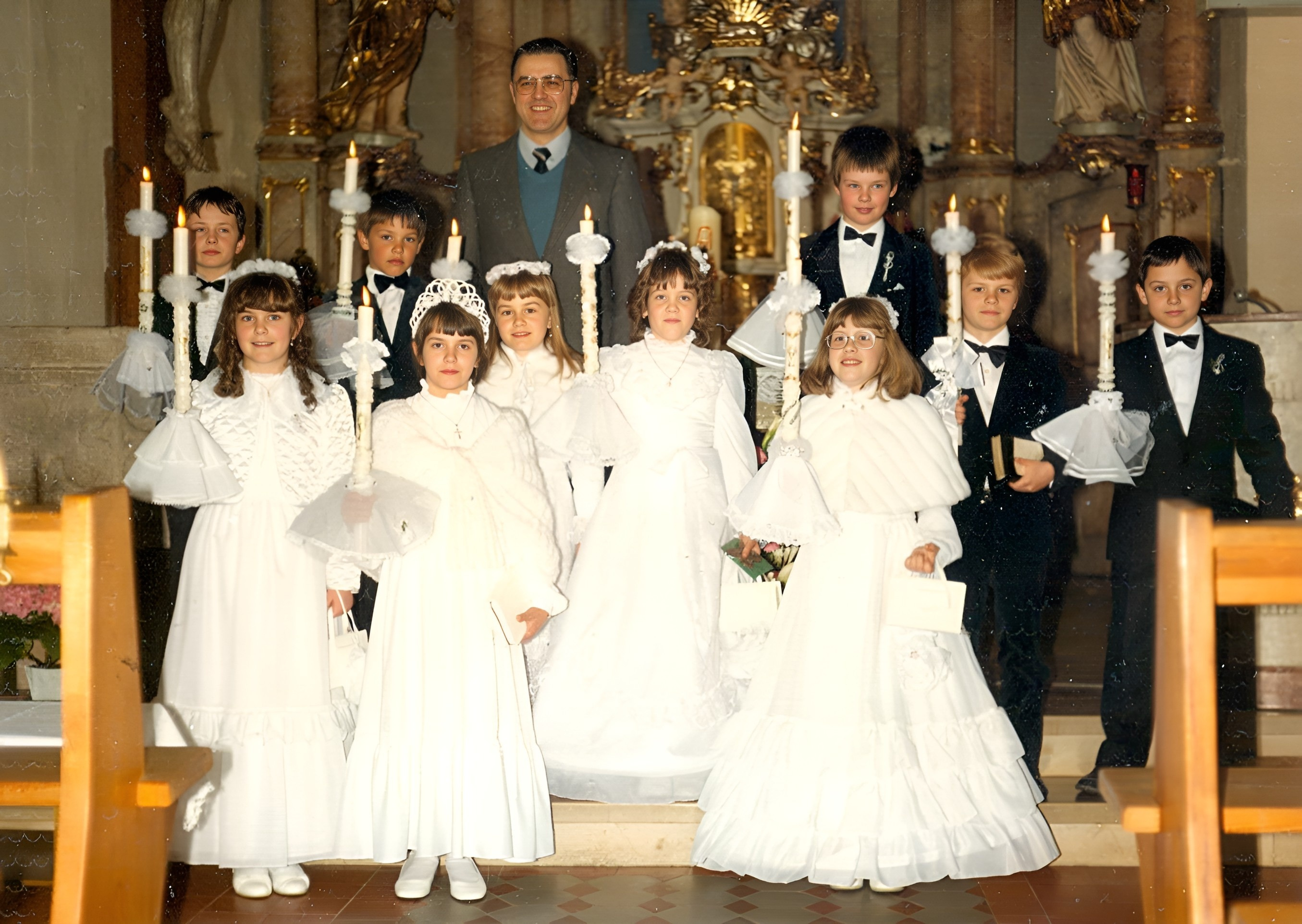 Gruppenfoto Erstkommunion 1985