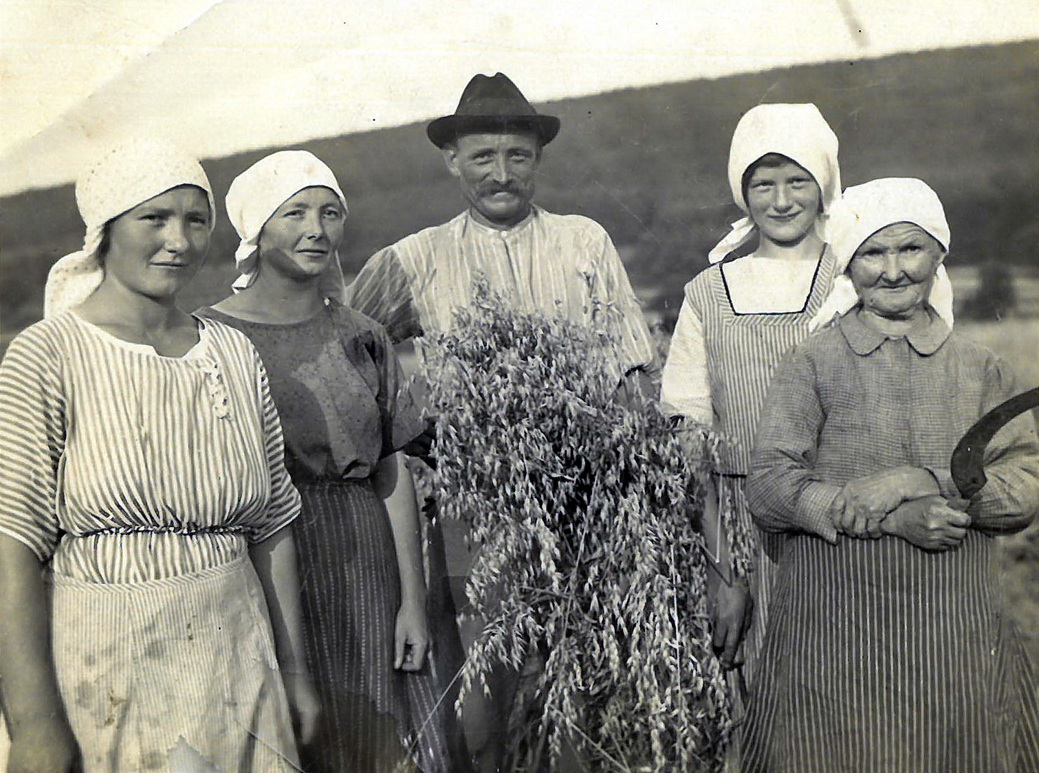 Getreideernte um 1925