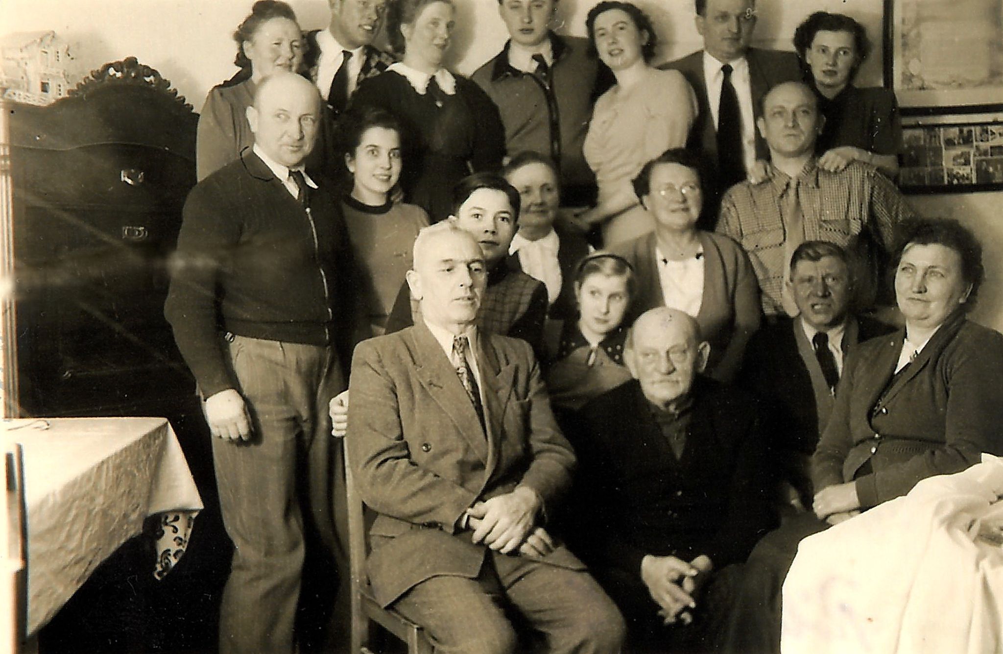 Besuch von Onkel Alois aus Amerika 1953