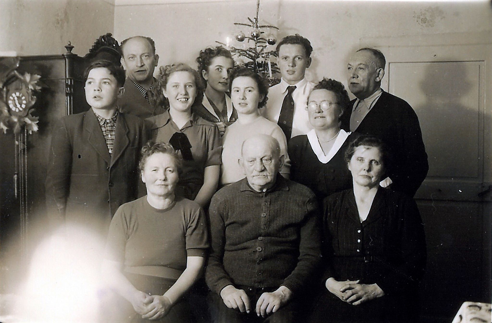 Besuch von Onkel Alois aus Amerika 1953