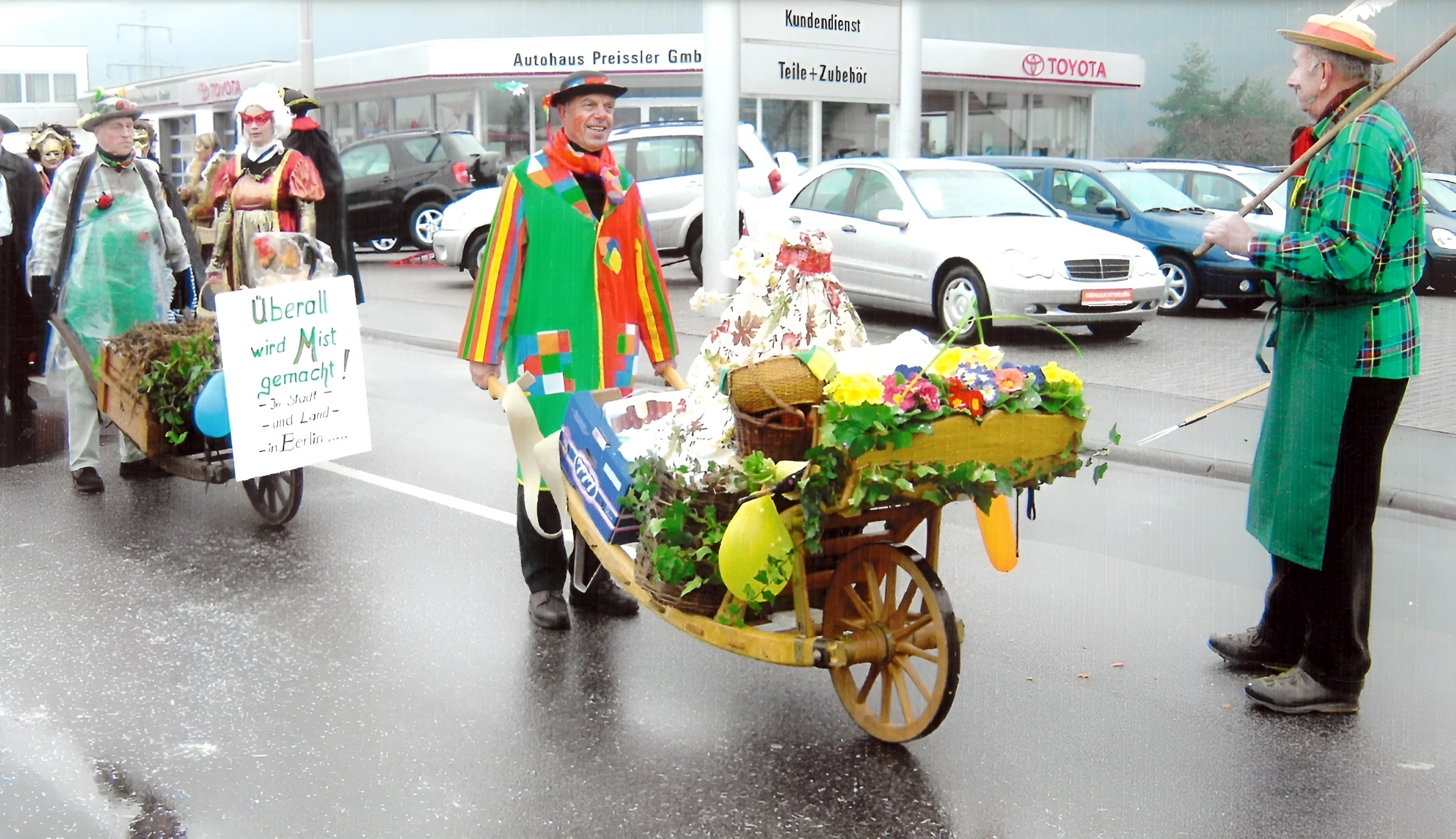 Der Gartenbauverein Röllfeld an Fasching 2004