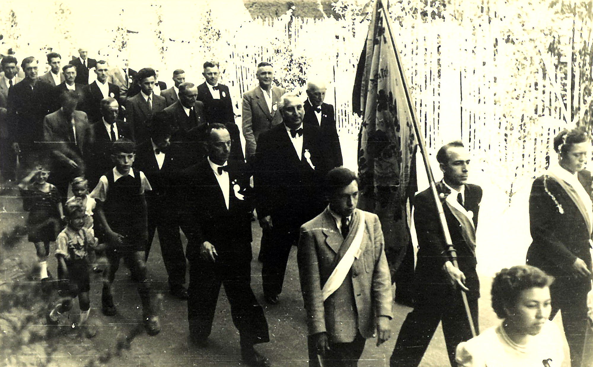 Festzug 1952: 60 Jahre Gesangverein Röllfeld