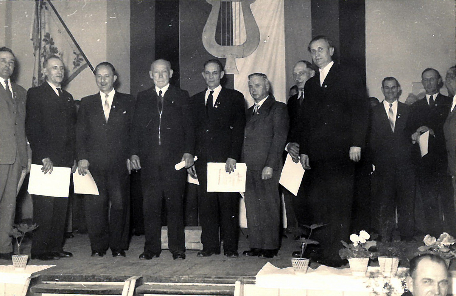 Mitgliederehrung 1952