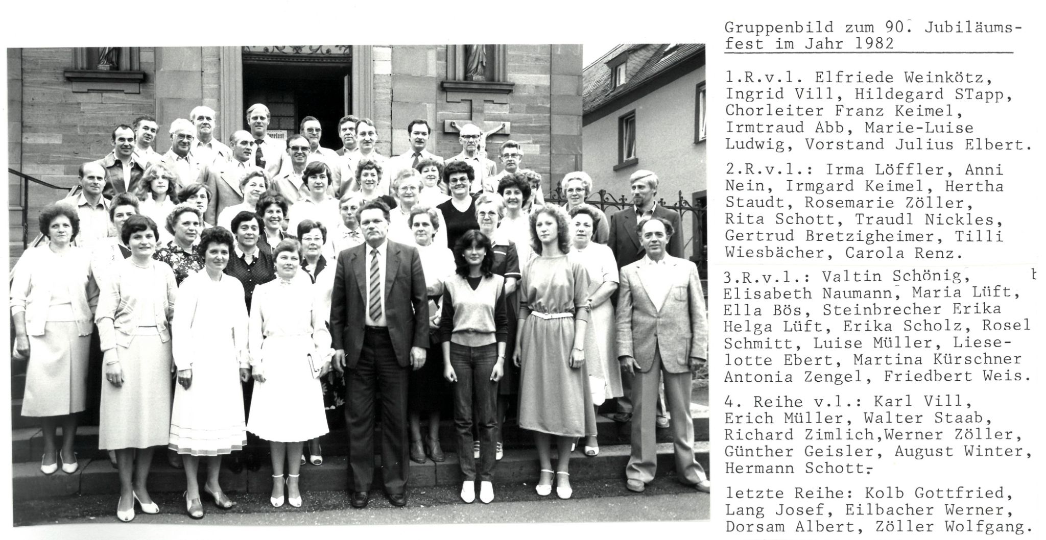 90 Jahre Gesangverein Röllfeld