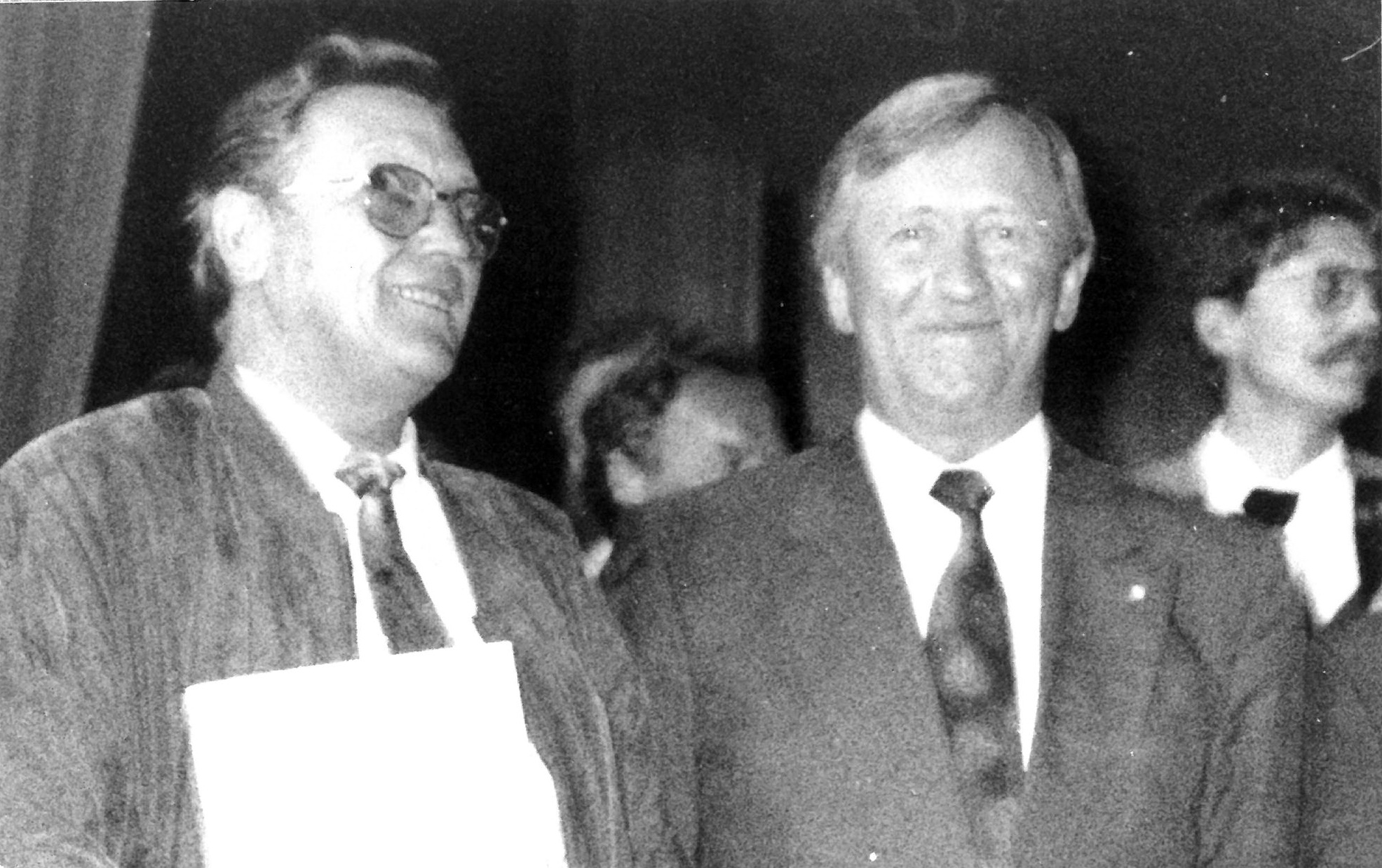 Verleihung der Zelter-Plakette am 29.03.1992 in Garmisch-Partenkirchen