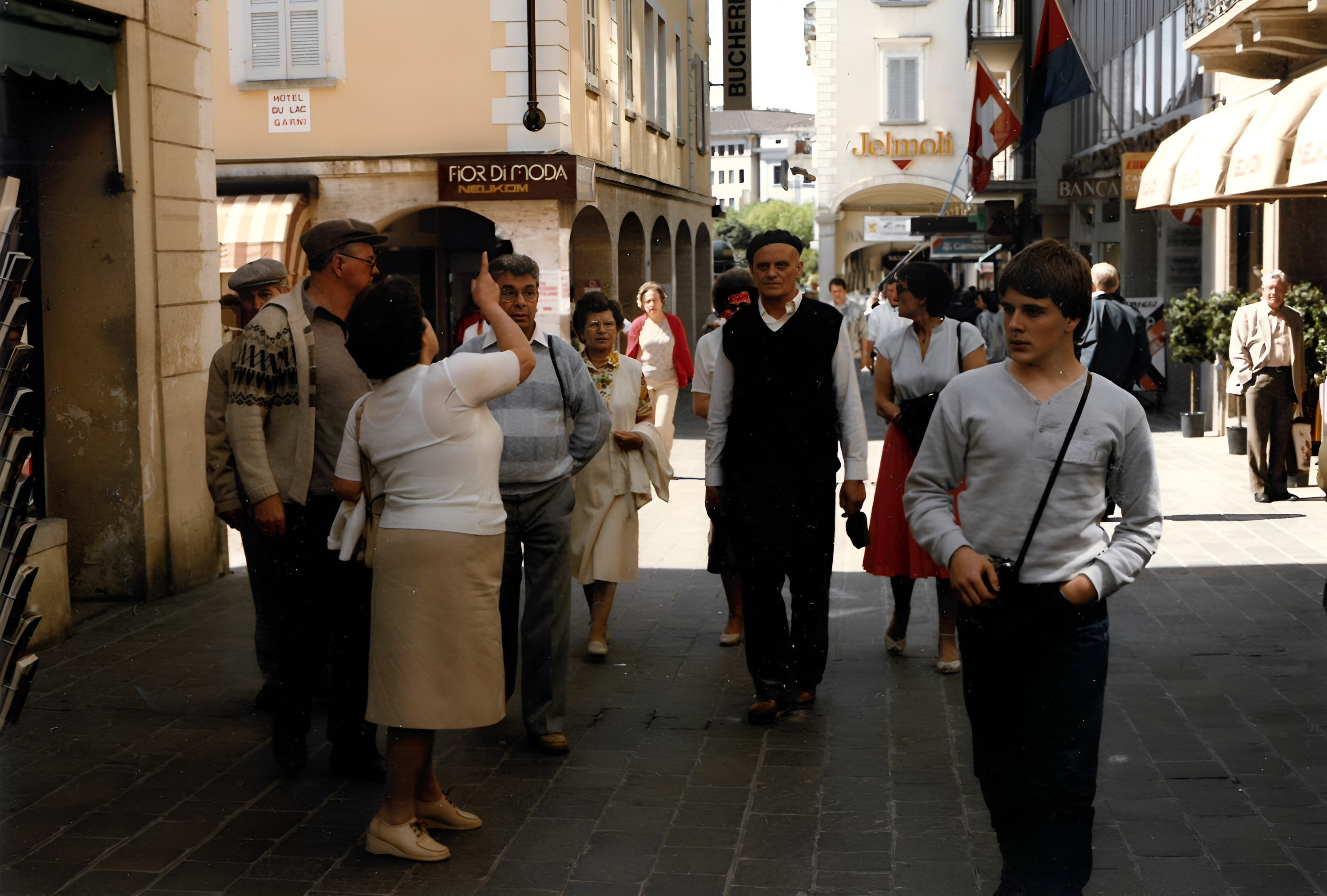 Ausflug des Kegelclubs Röllfeld an Christi Himmelfahrt 1986 nach Locarno