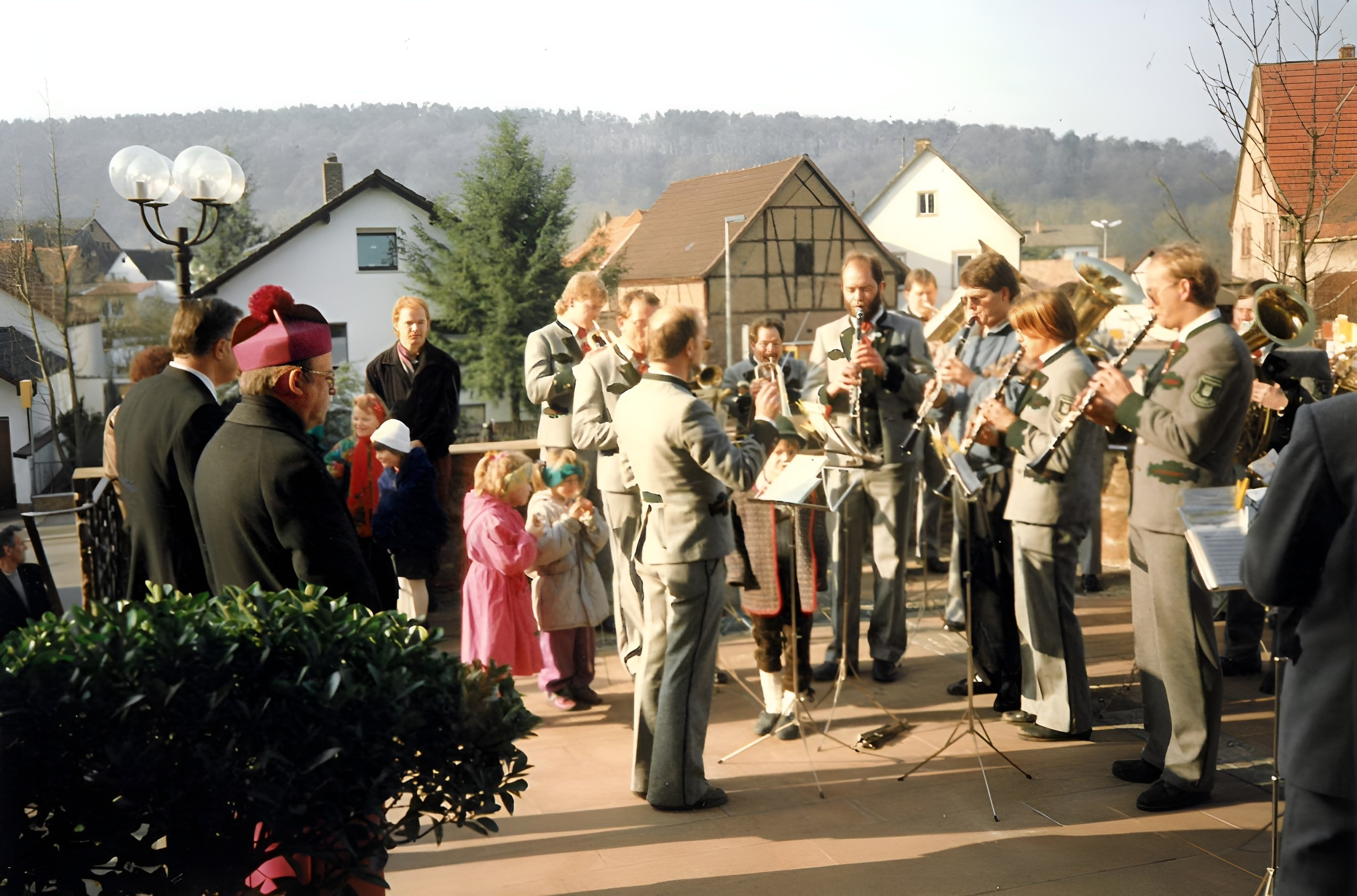 Empfang von Bischof Paul-Werner Scheele 1988